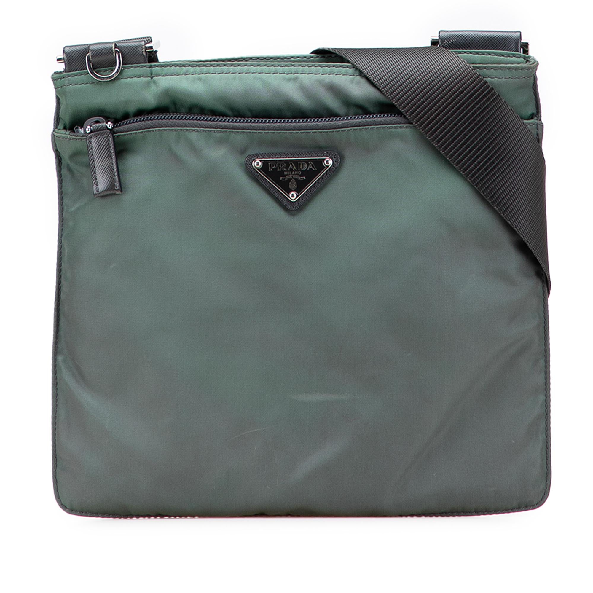 Prada Tessuto Zip Top Crossbody