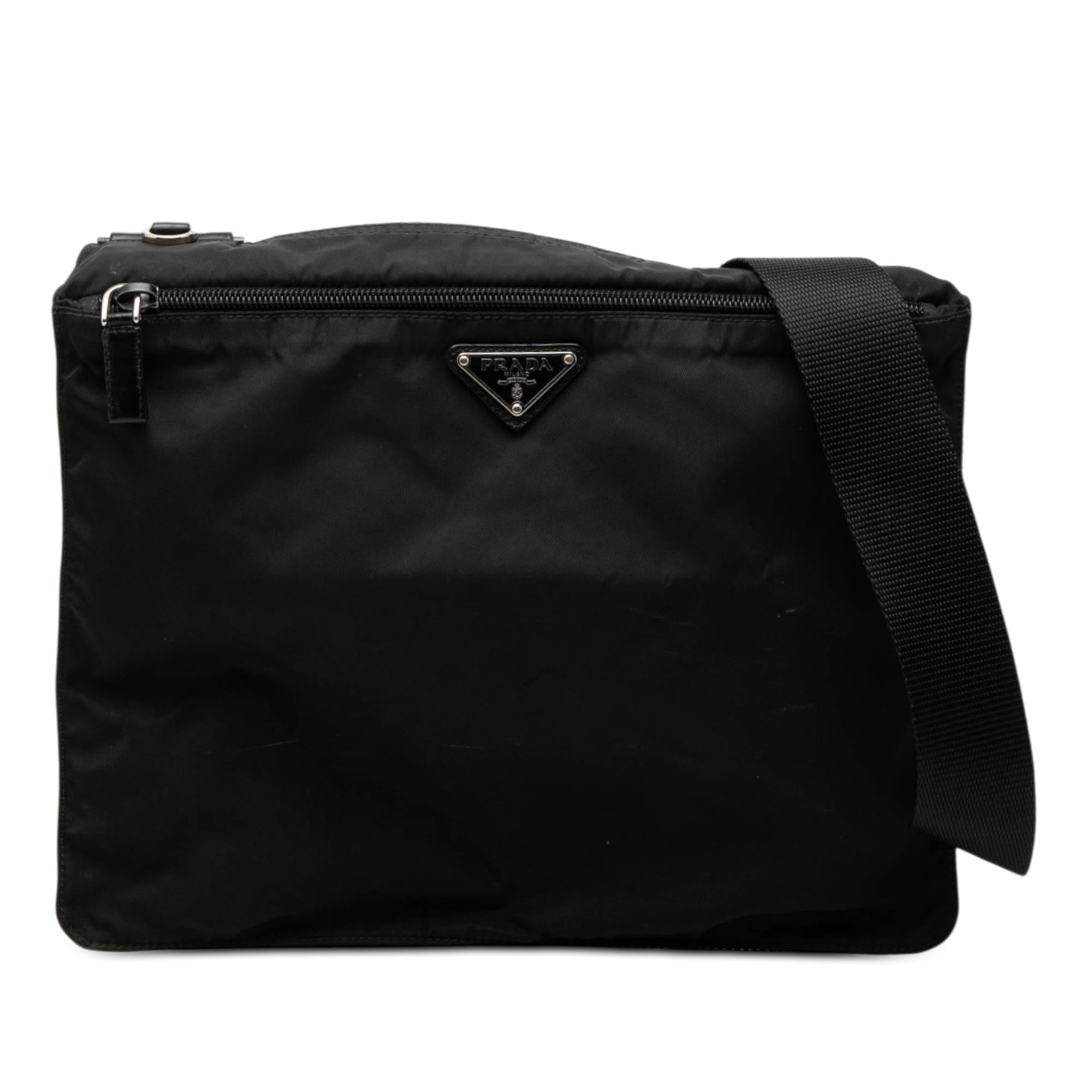 Prada Tessuto Zip Top Crossbody