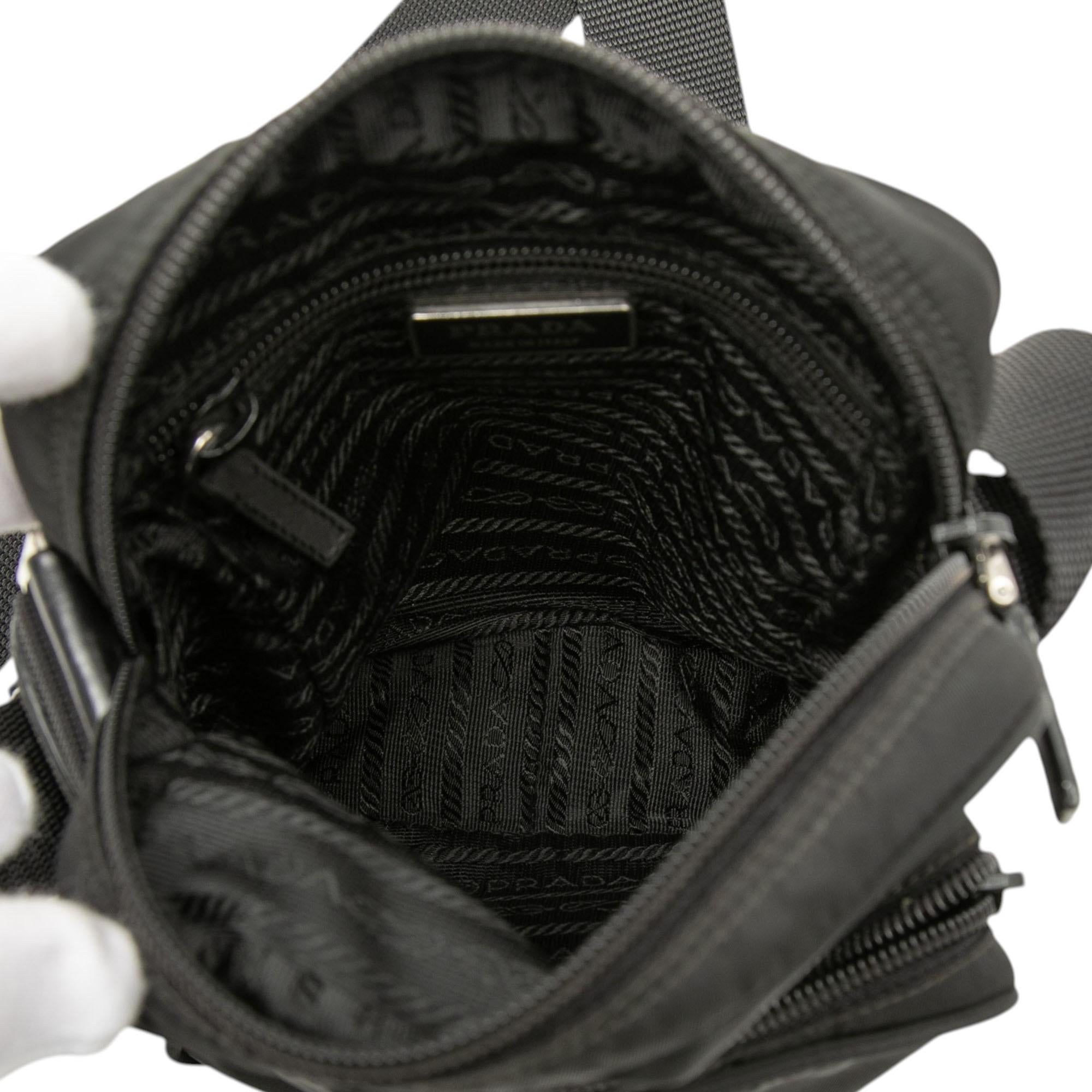 Prada Tessuto Zip Top Crossbody