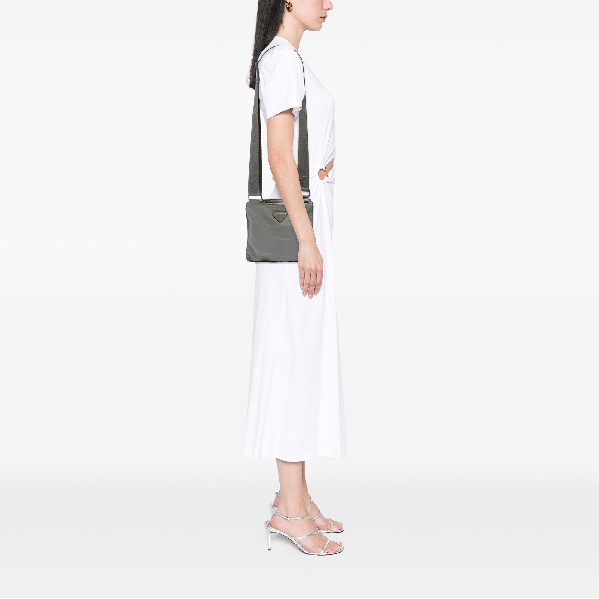 Prada Tessuto Zip Top Crossbody