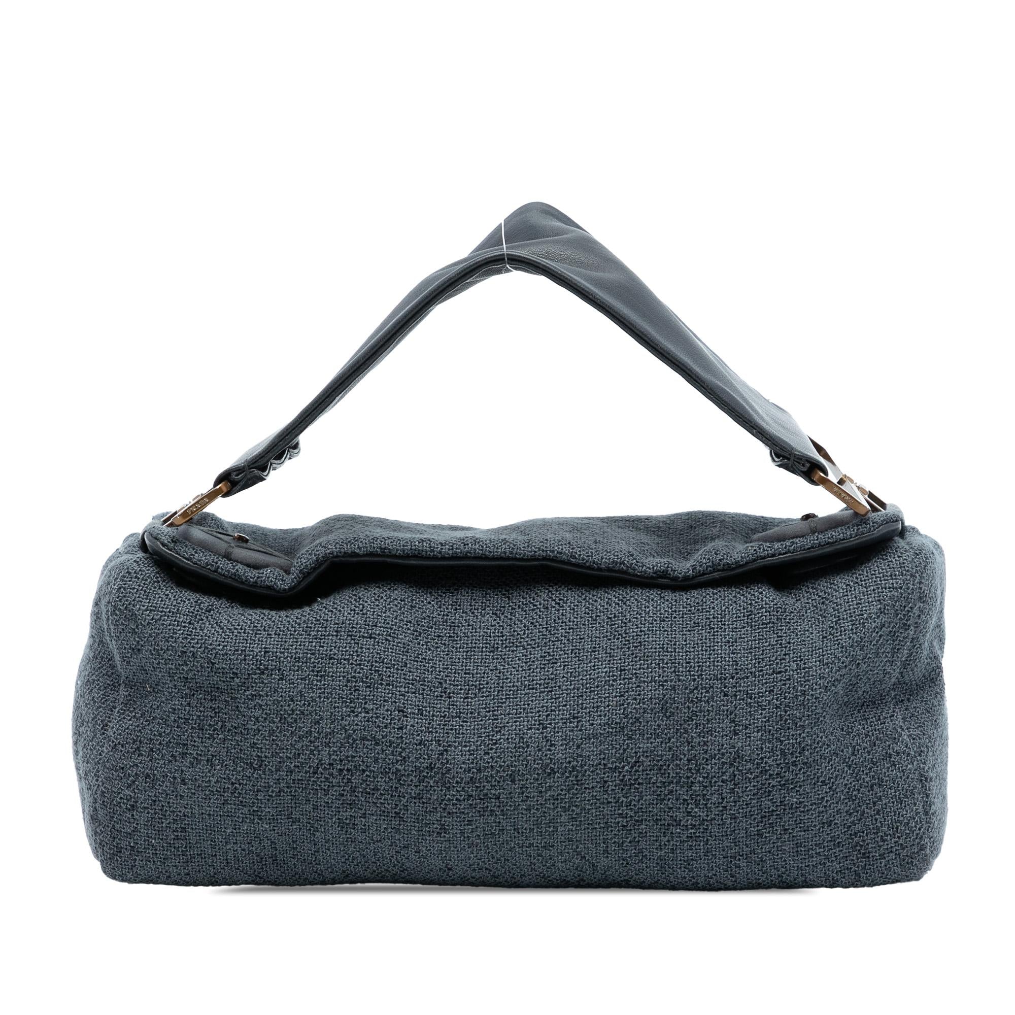 Prada Tweed Shoulder Bag