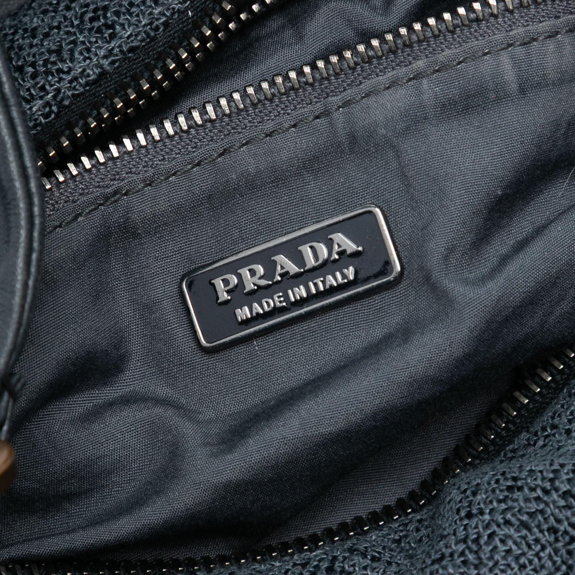Prada Tweed Shoulder Bag