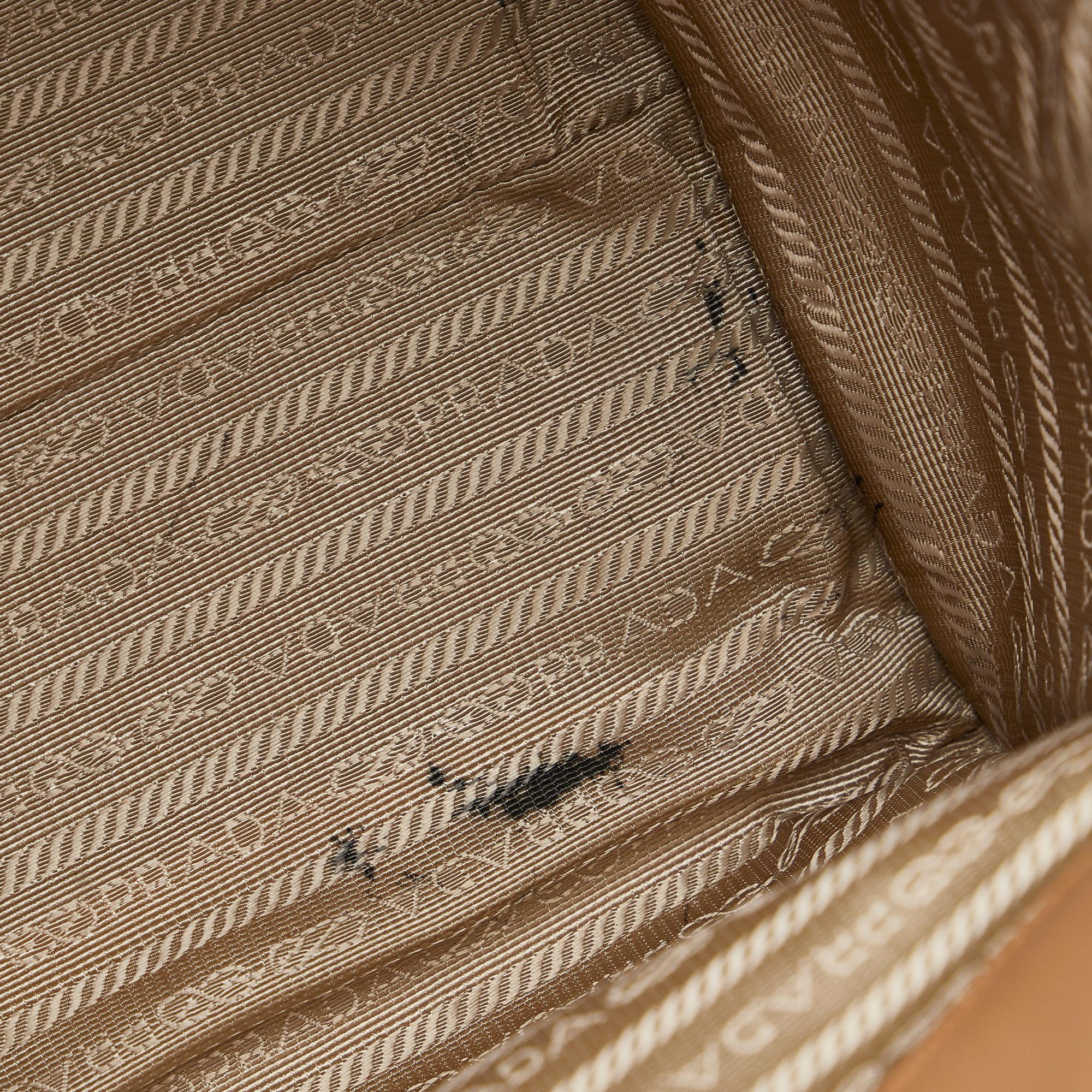 Prada Twin Pocket Leather Handbag (SHG-qE770v)