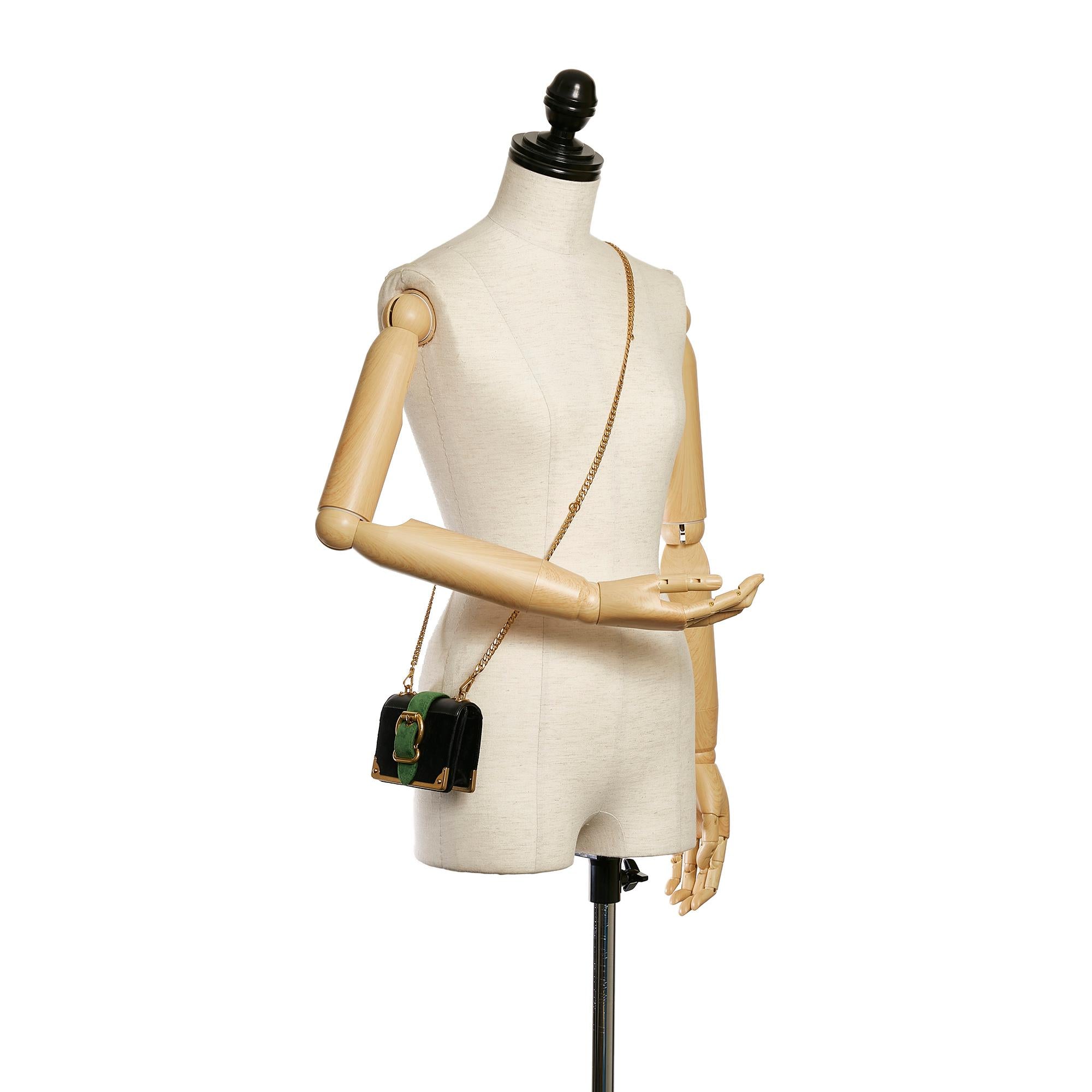 Prada Velluto Micro Cahier Crossbody Bag (SHG-32581)