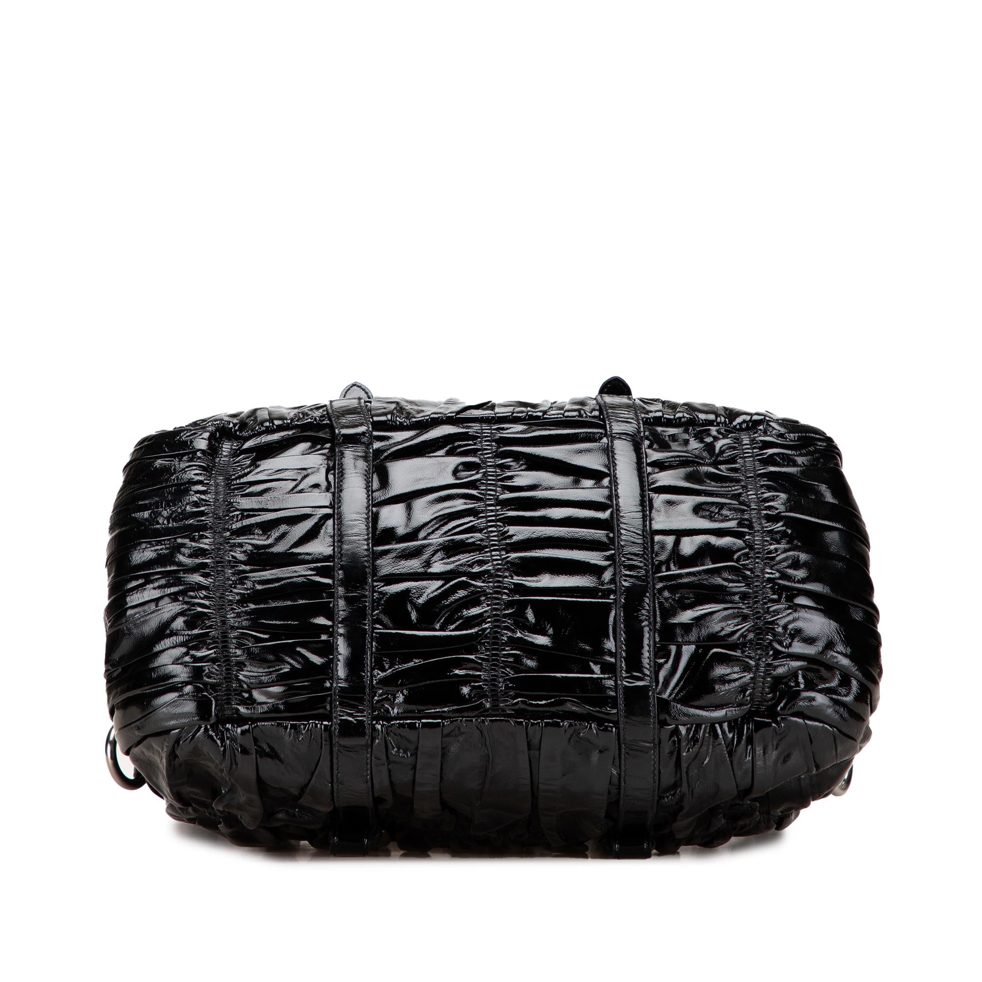 Prada Vernice Gaufre Satchel