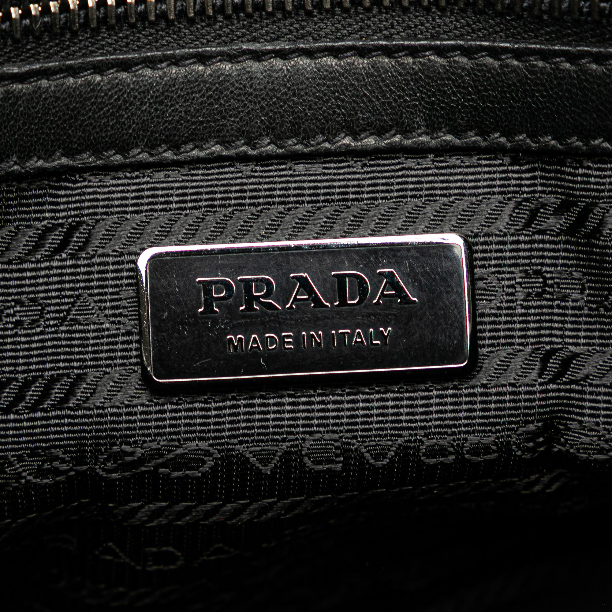 Prada Vernice Gaufre Satchel