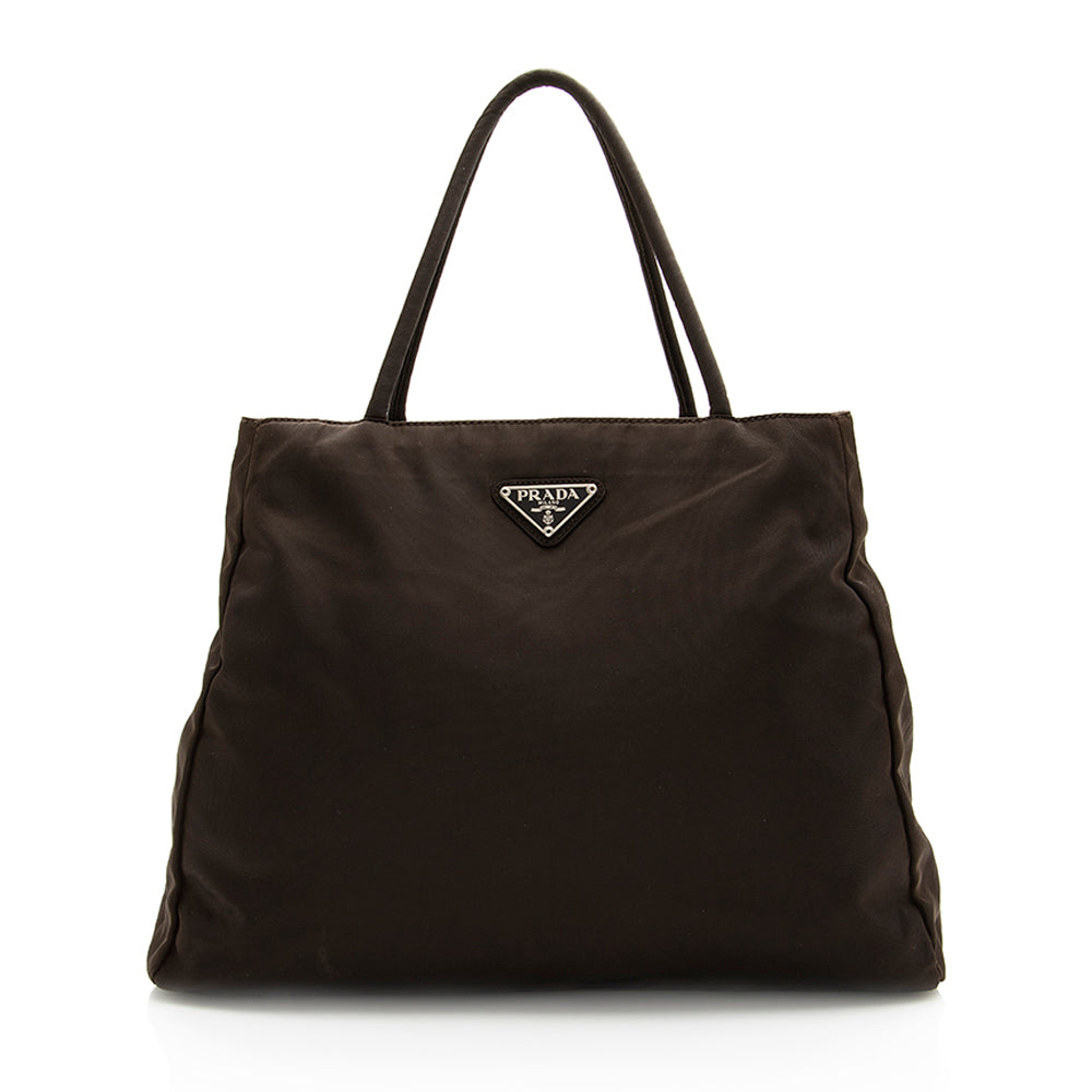Prada Vintage Tessuto City Tote (SHF-18355)