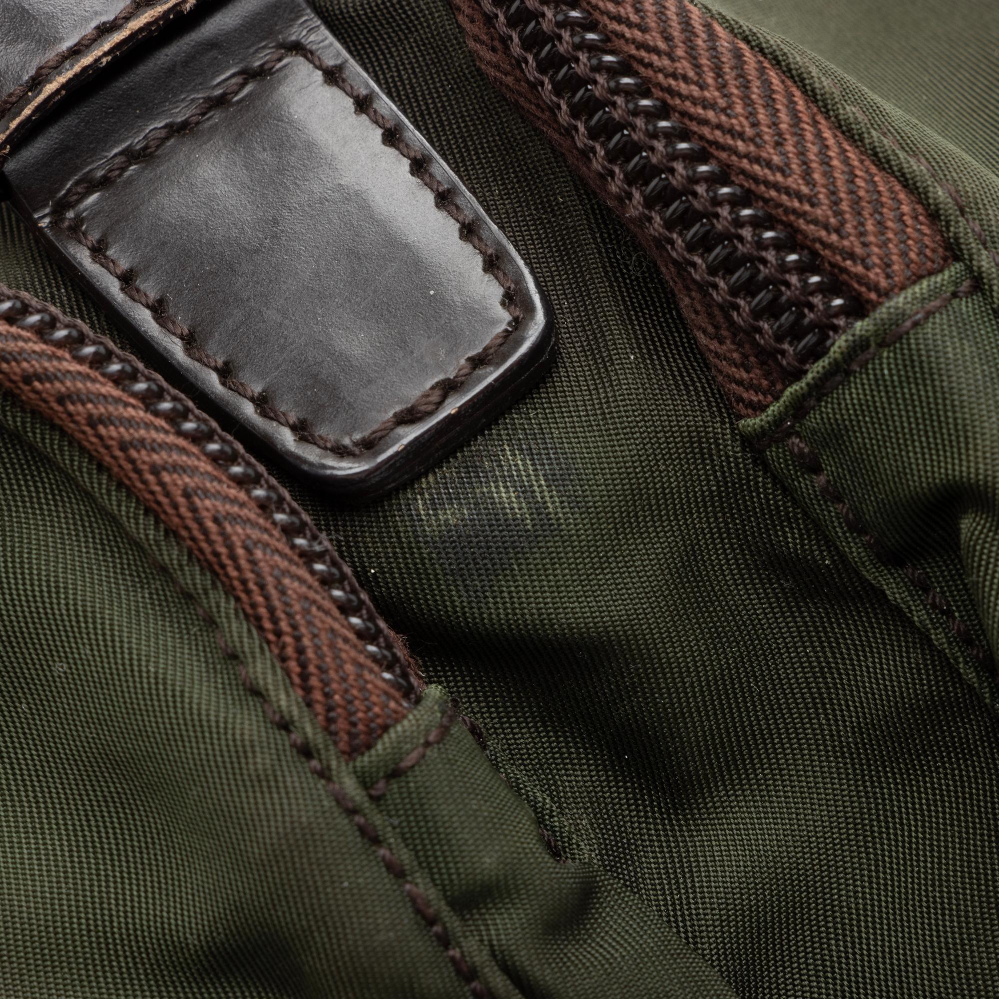 Prada Vintage Tessuto Double Pocket Small Backpack (SHF-23923)