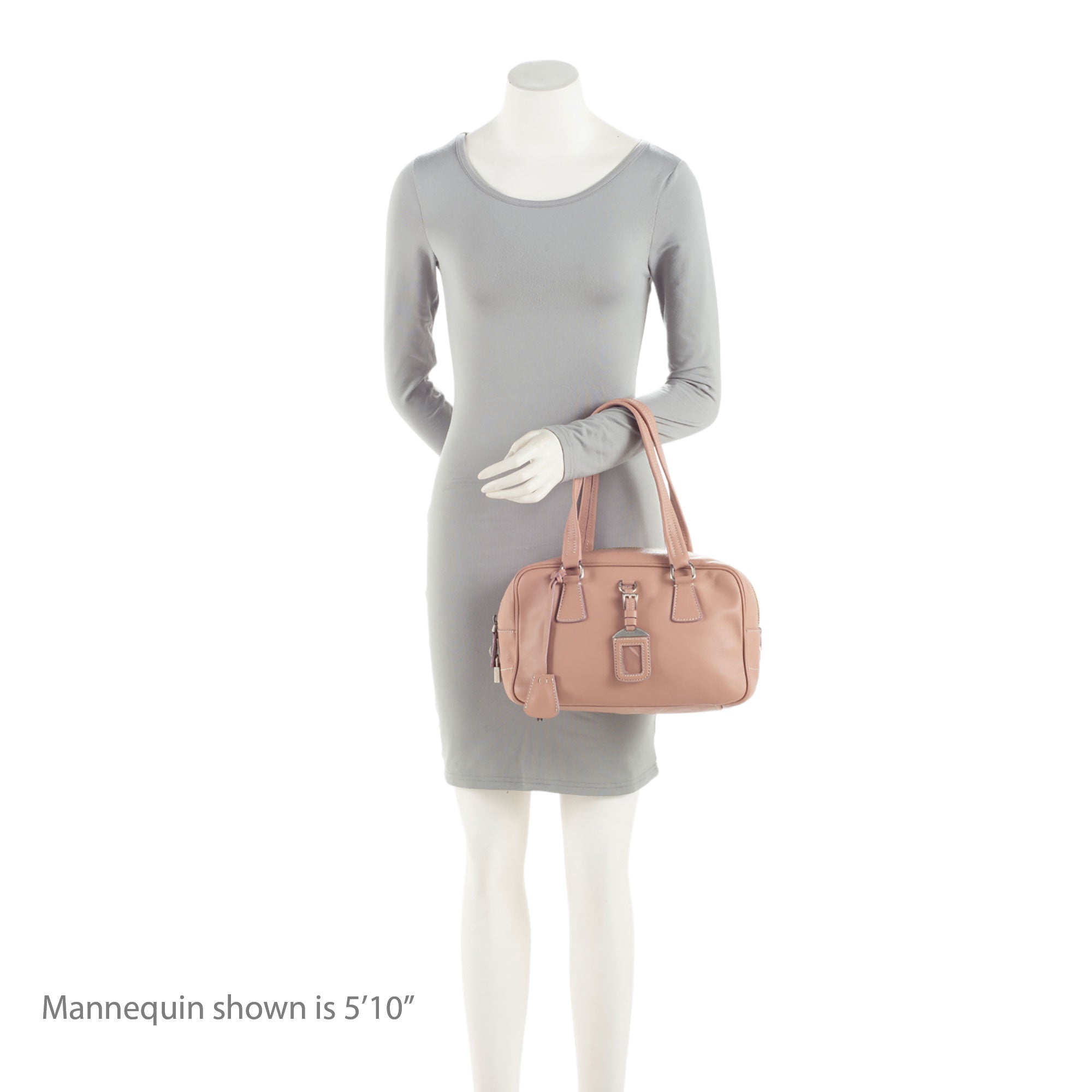 Prada Vitello Daino Bauletto Satchel (SHF-YjLumA)