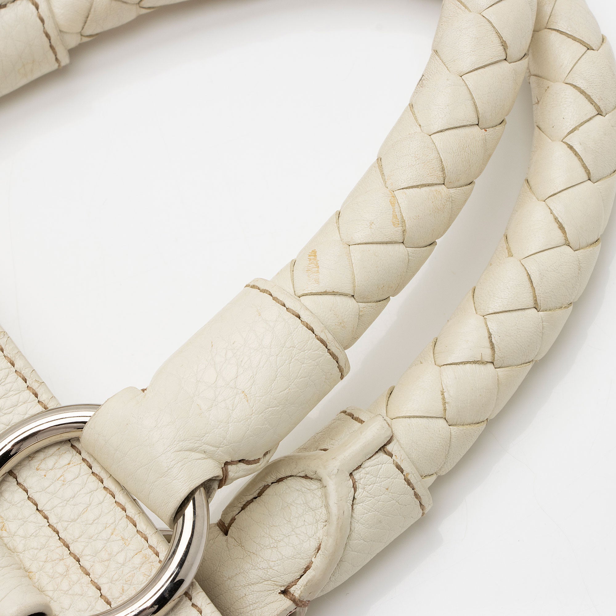 Prada Vitello Daino Braided Tote (SHF-XQ69sr)