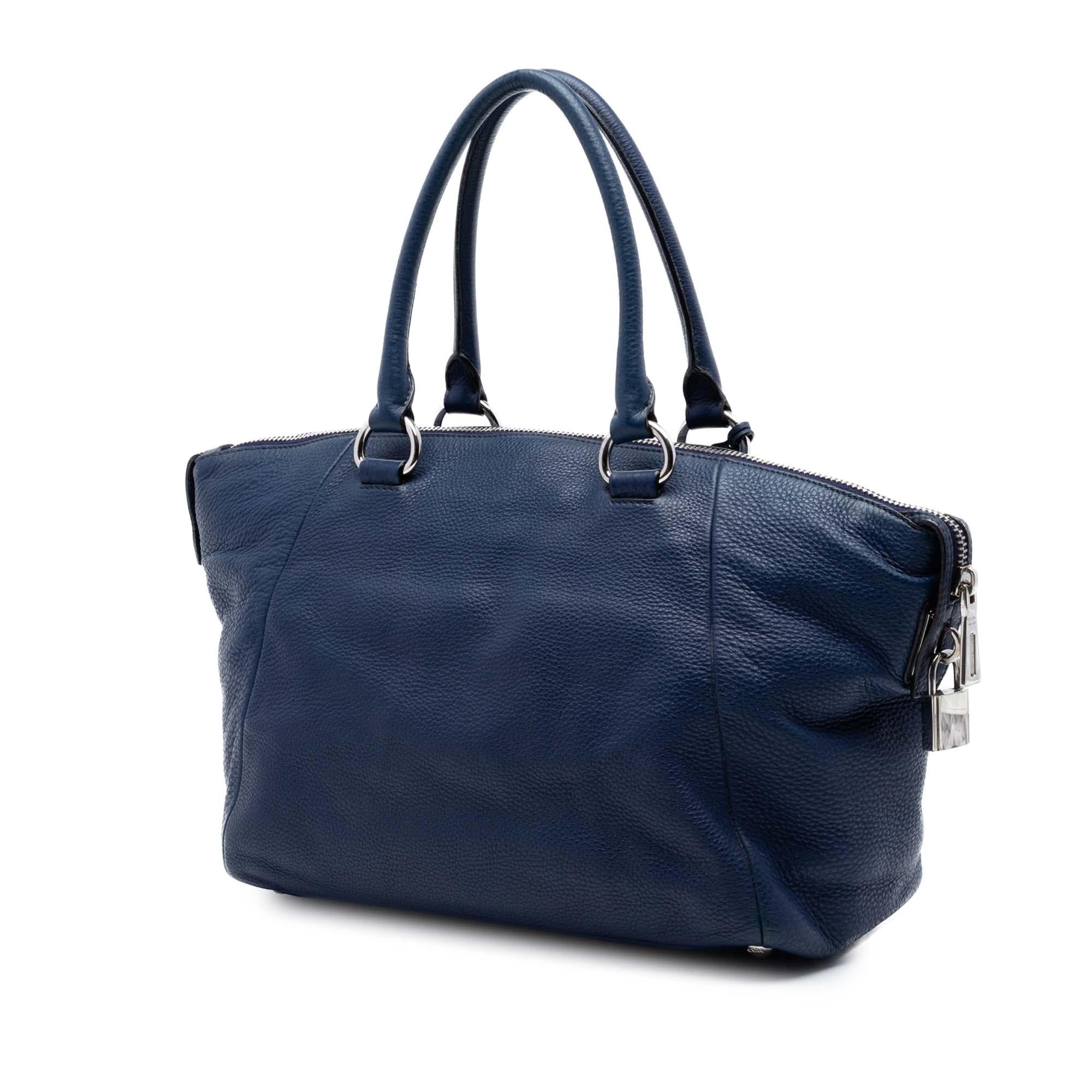 Prada Vitello Daino Double Handle Satchel