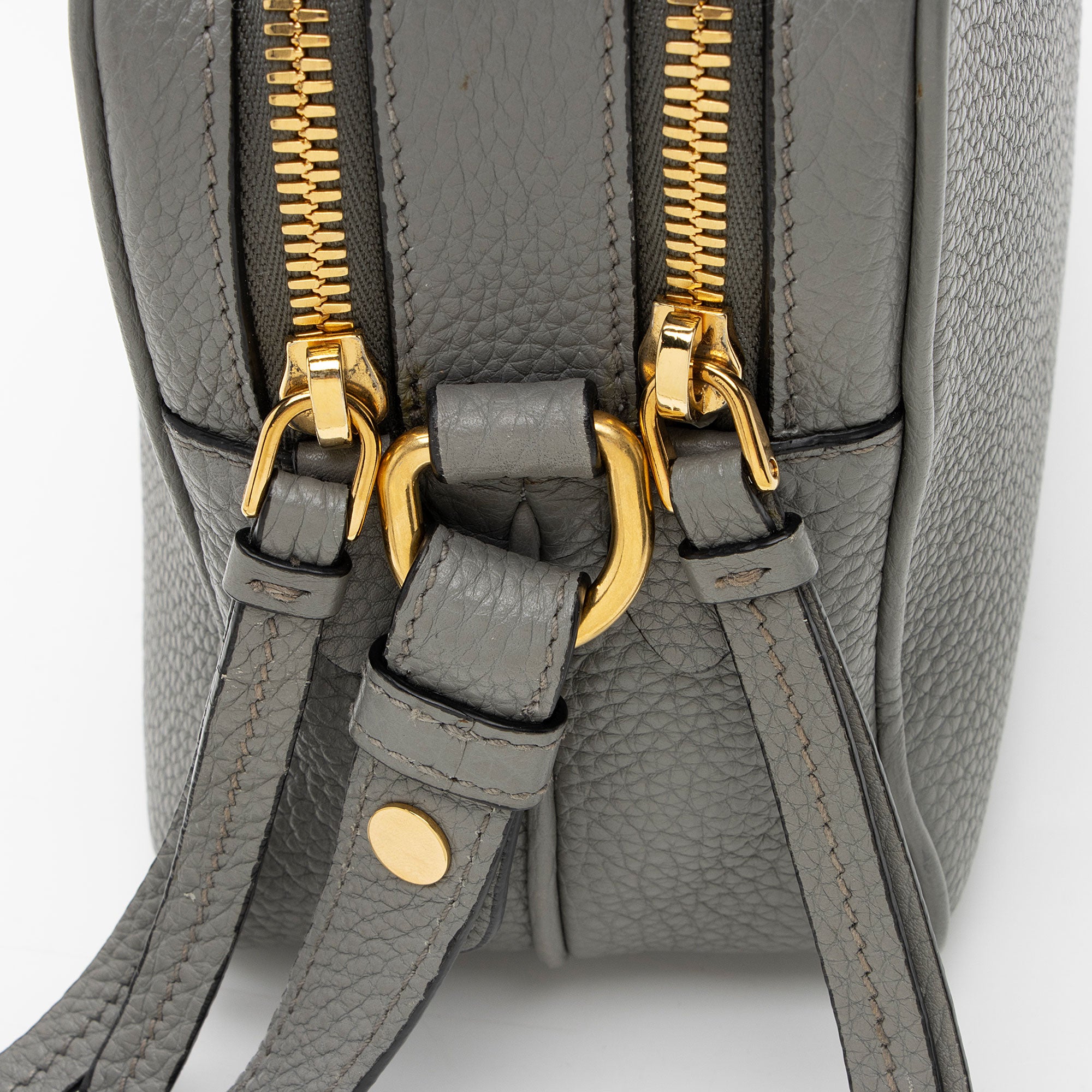 Prada Vitello Daino Double Zip Camera Bag