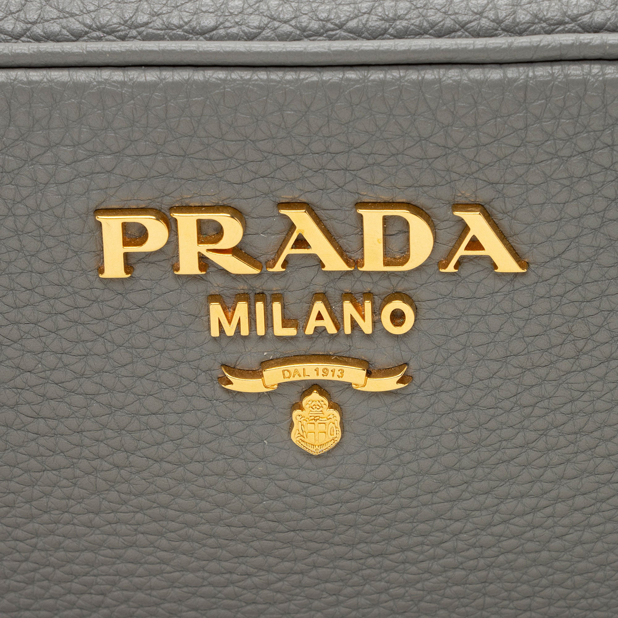 Prada Vitello Daino Double Zip Camera Bag