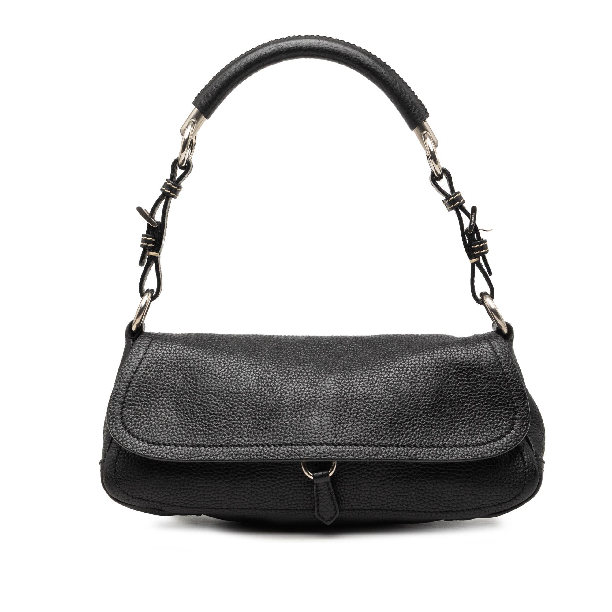 Prada Vitello Daino Flap Shoulder Bag