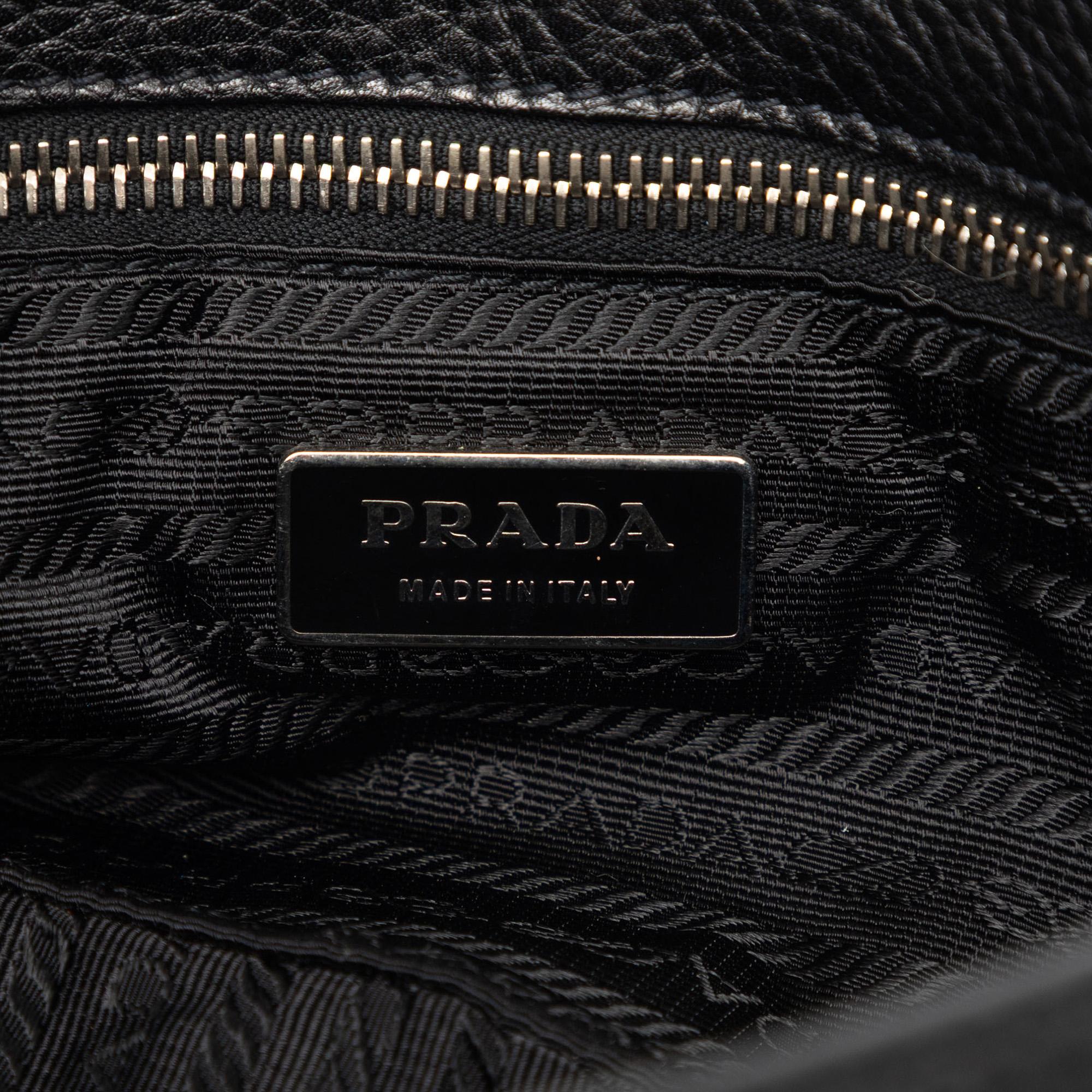 Prada Vitello Daino Flap Shoulder Bag