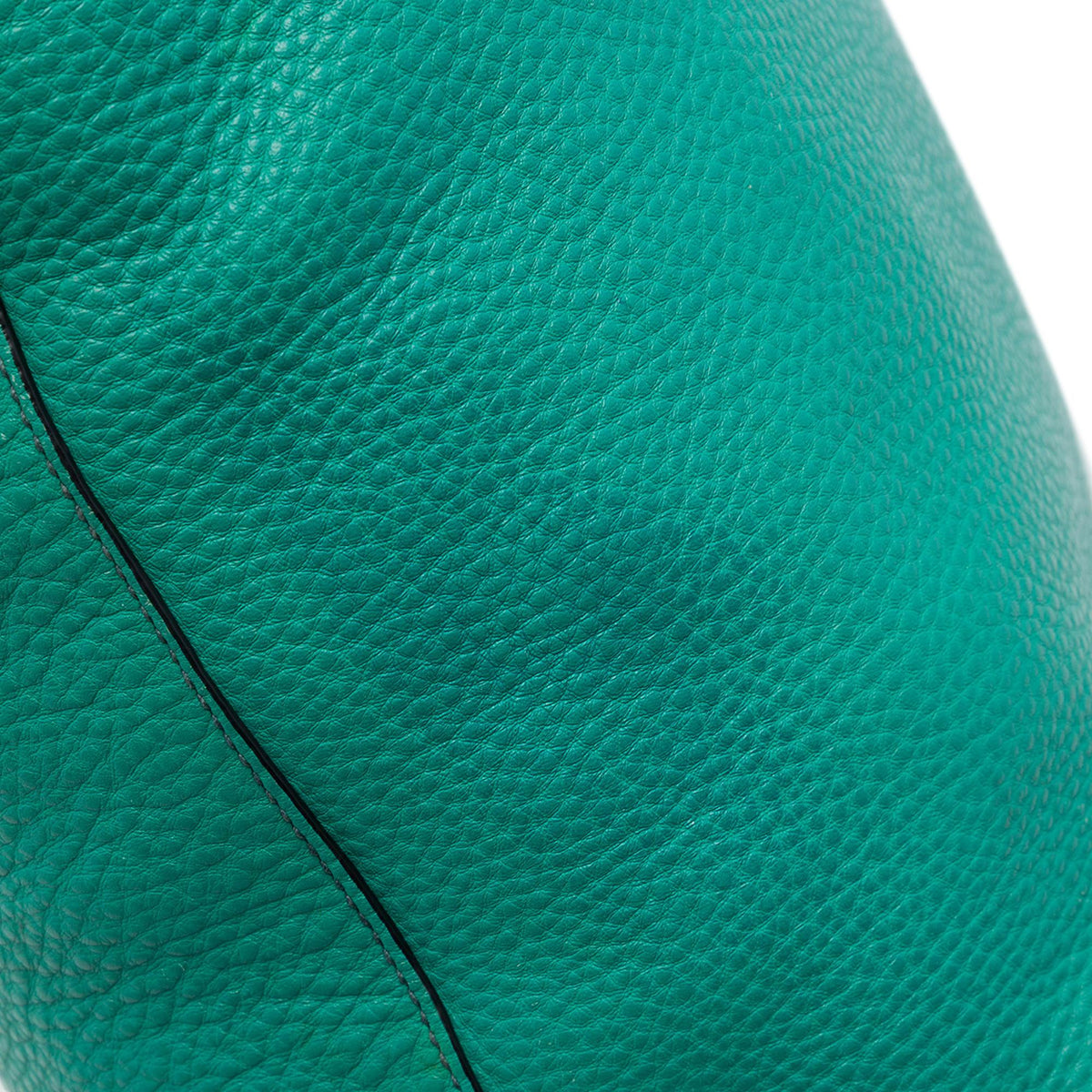 Prada Vitello Daino Front Zip Open Convertible Tote