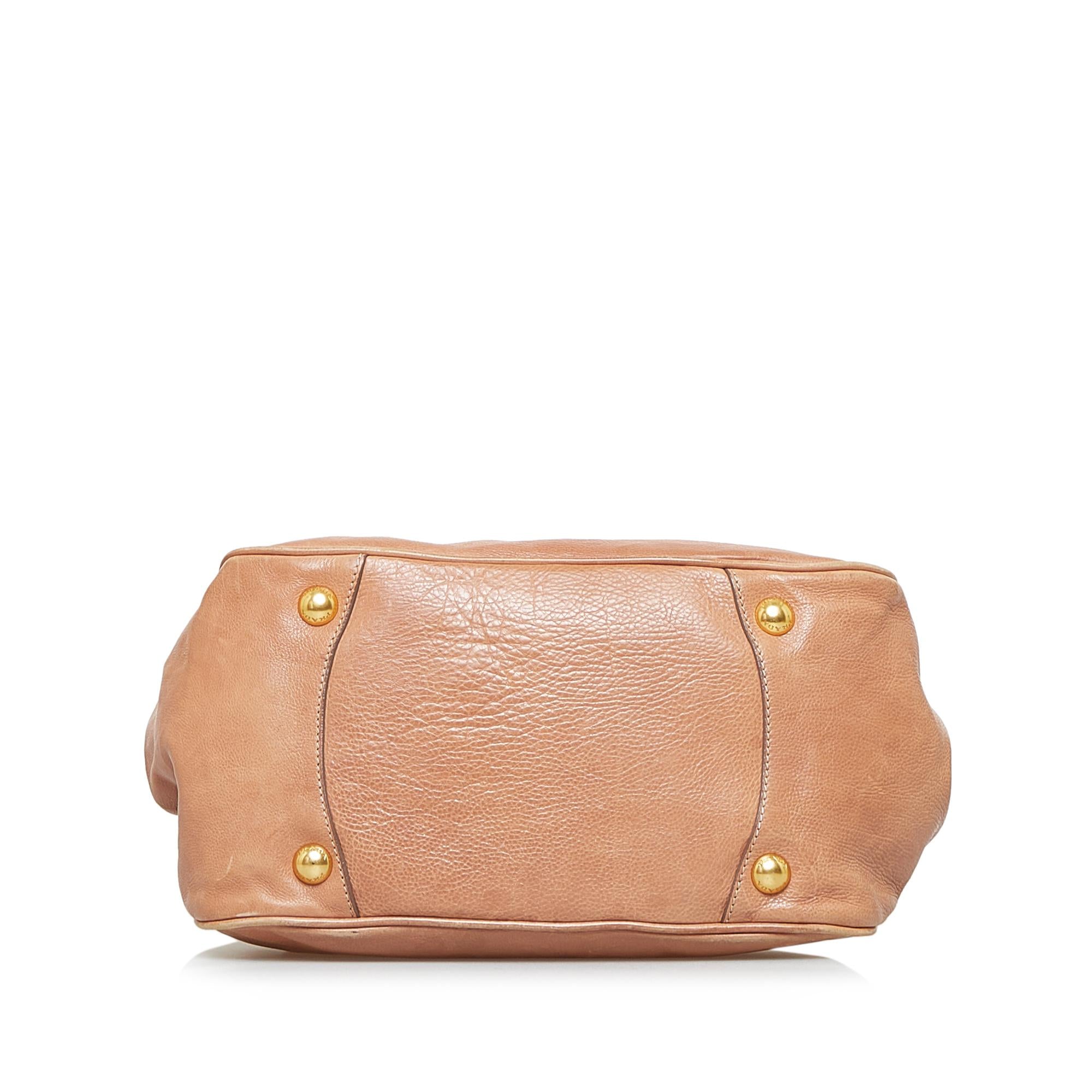 Prada Vitello Daino Handbag (SHG-i80c4f)