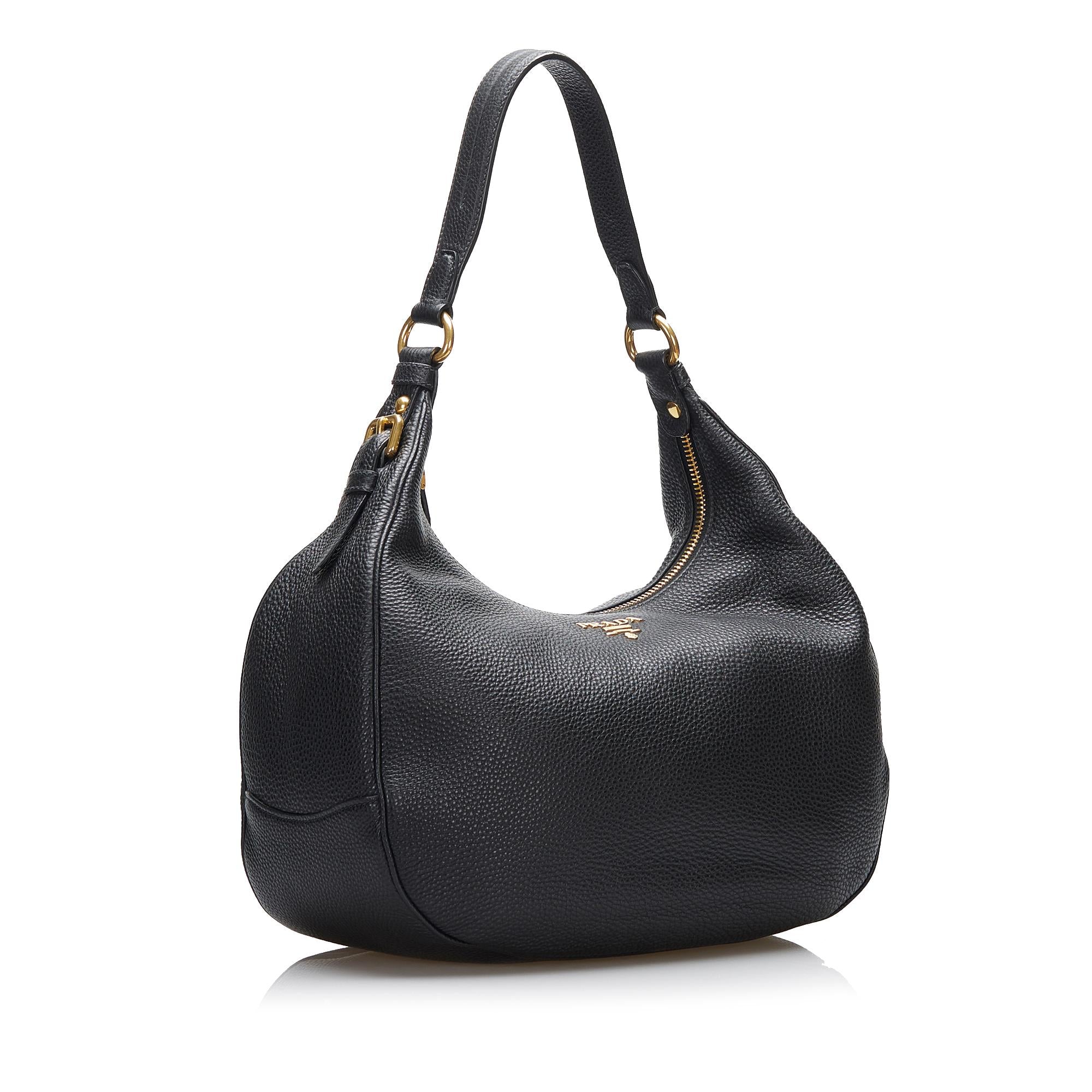 Prada Vitello Daino Hobo (SHG-JzVWwd)