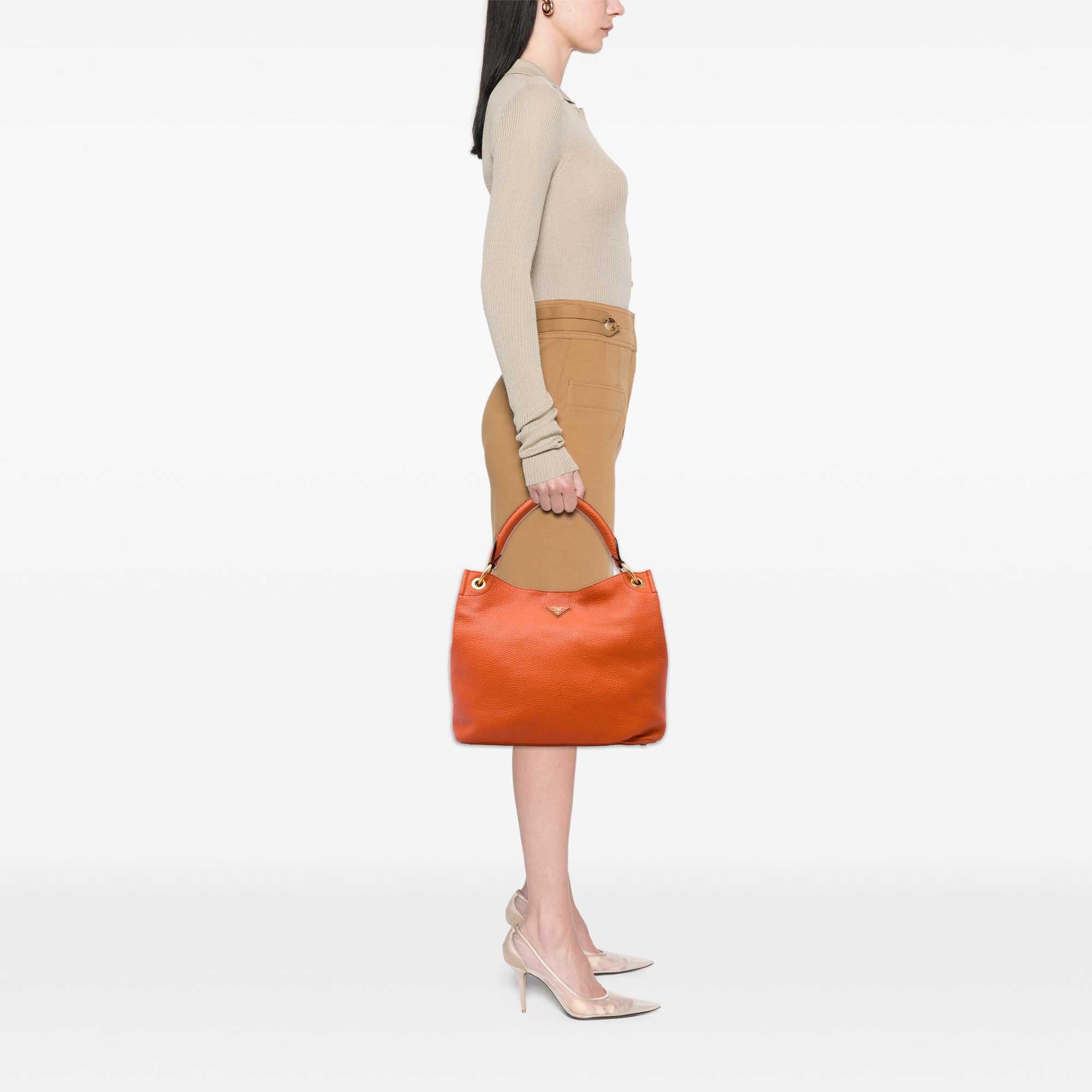 Prada Vitello Daino Hobo