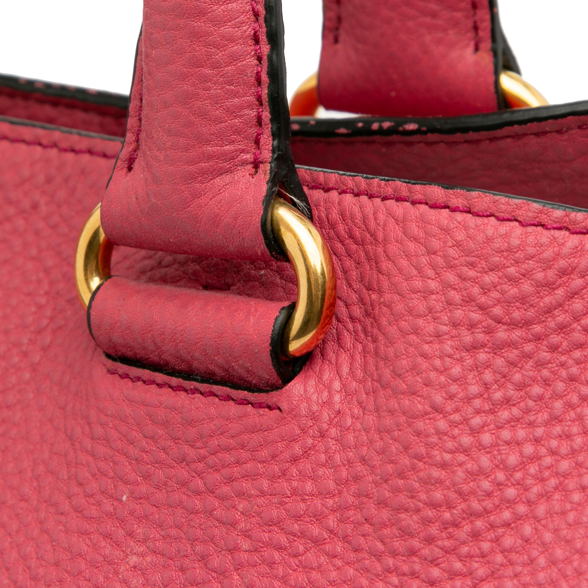 Prada Vitello Daino Open Convertible Tote