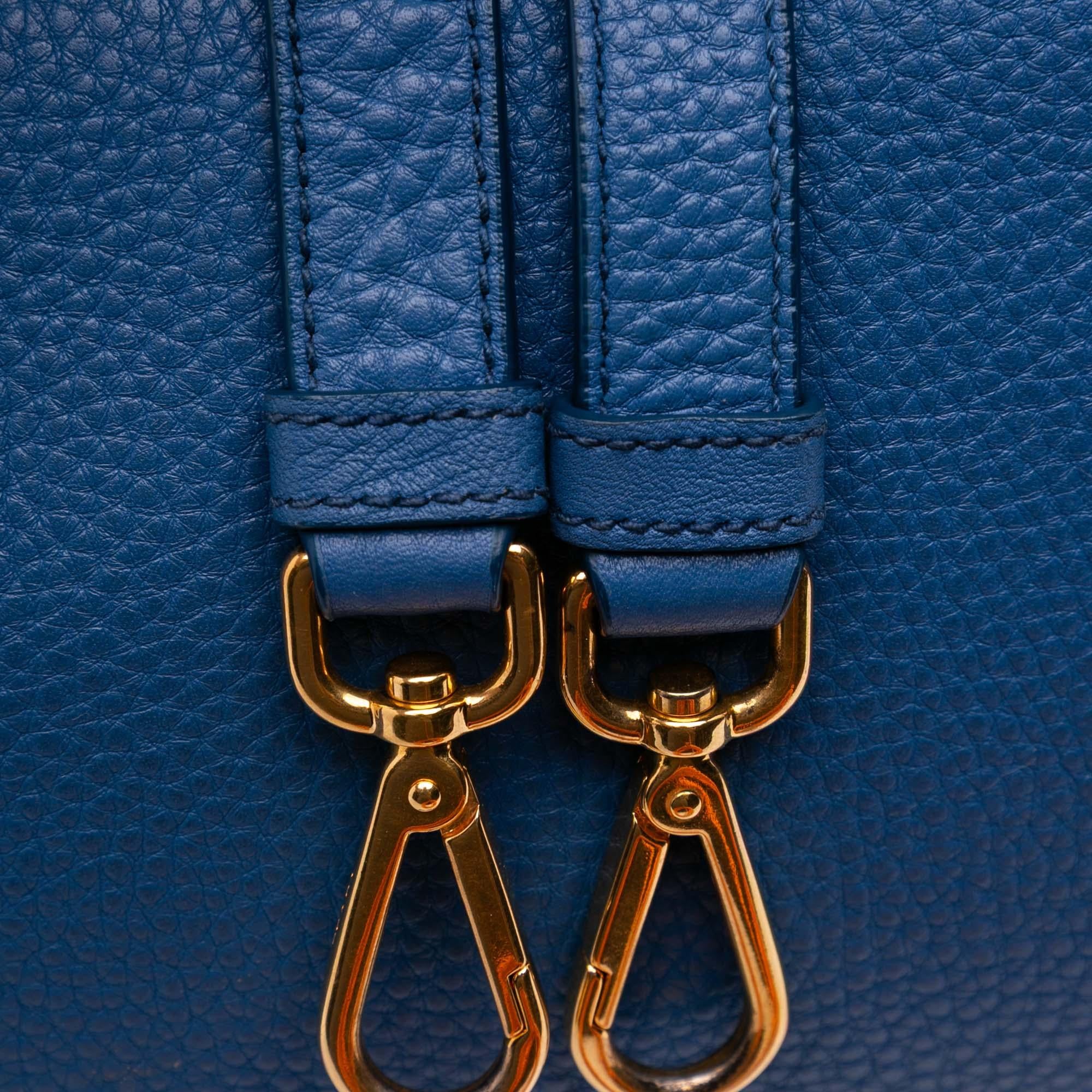 Prada Vitello Daino Open Convertible Tote