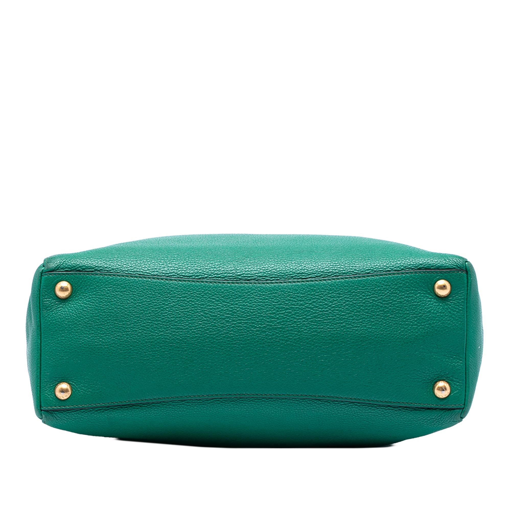 Prada Vitello Daino Open Convertible Tote