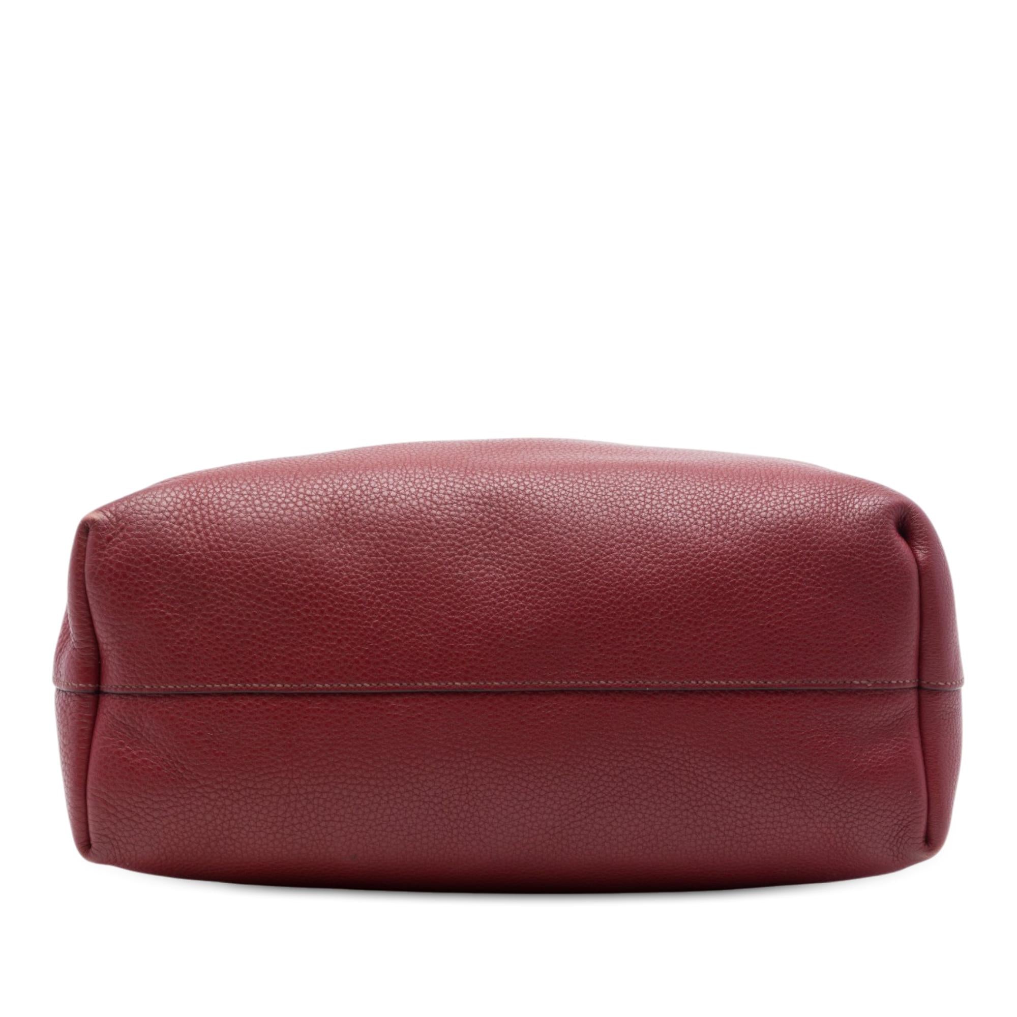 Prada Vitello Daino Open Convertible Tote