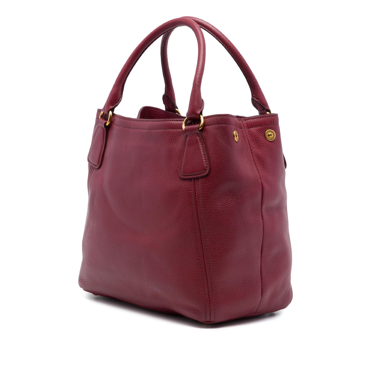 Prada Vitello Daino Open Convertible Tote