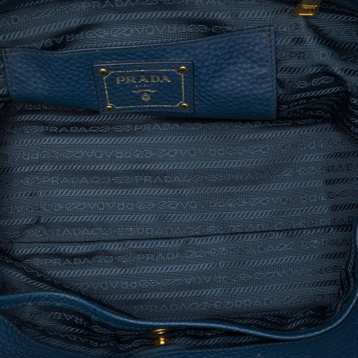 Prada Vitello Daino Open Convertible Tote