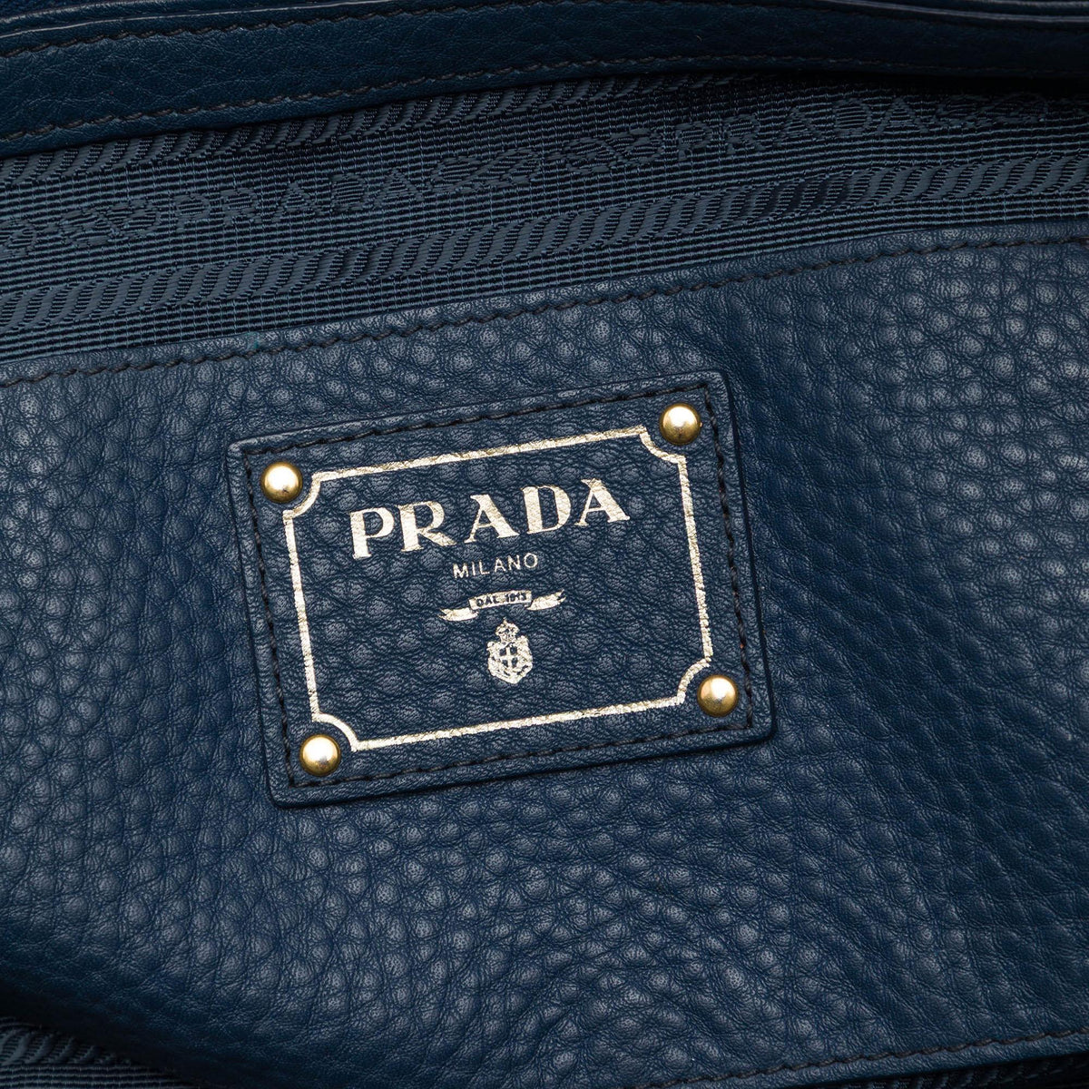 Prada Vitello Daino Open Convertible Tote