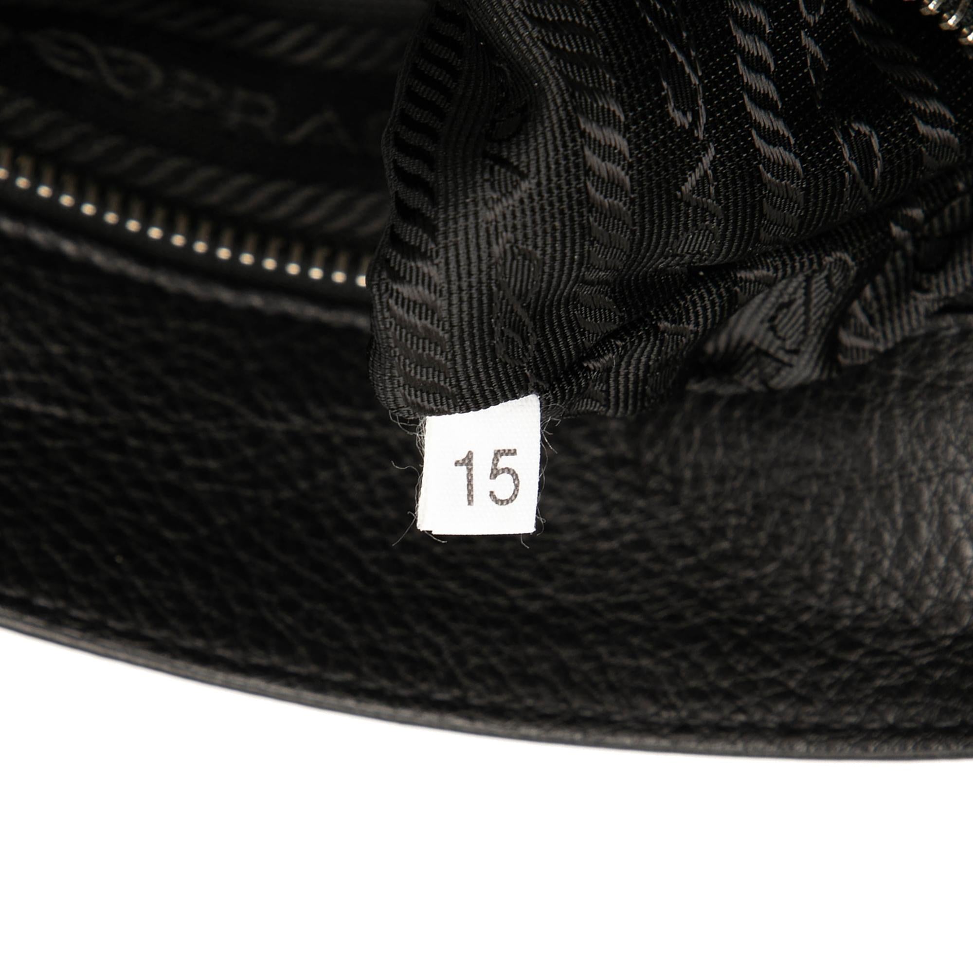 Prada Vitello Daino Pushlock Flap