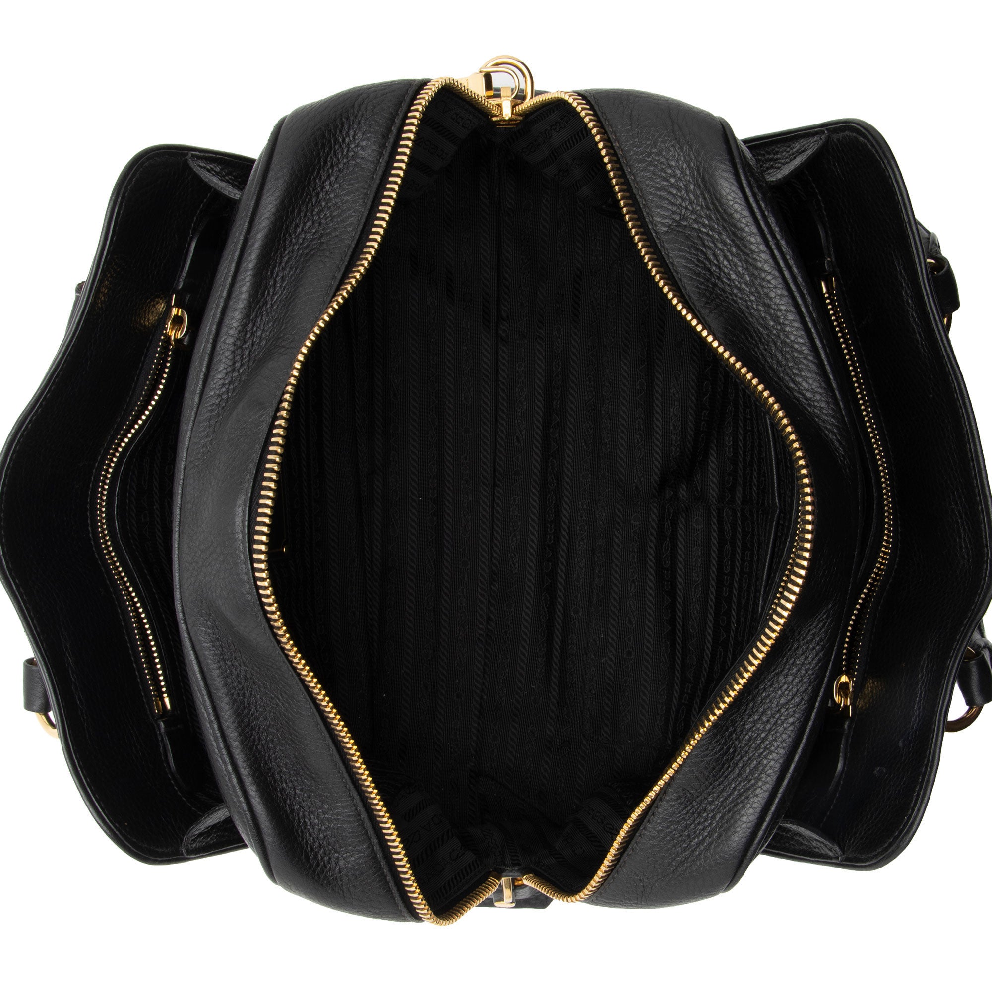 Prada Vitello Daino Boston Bag (SHF-h75hET)