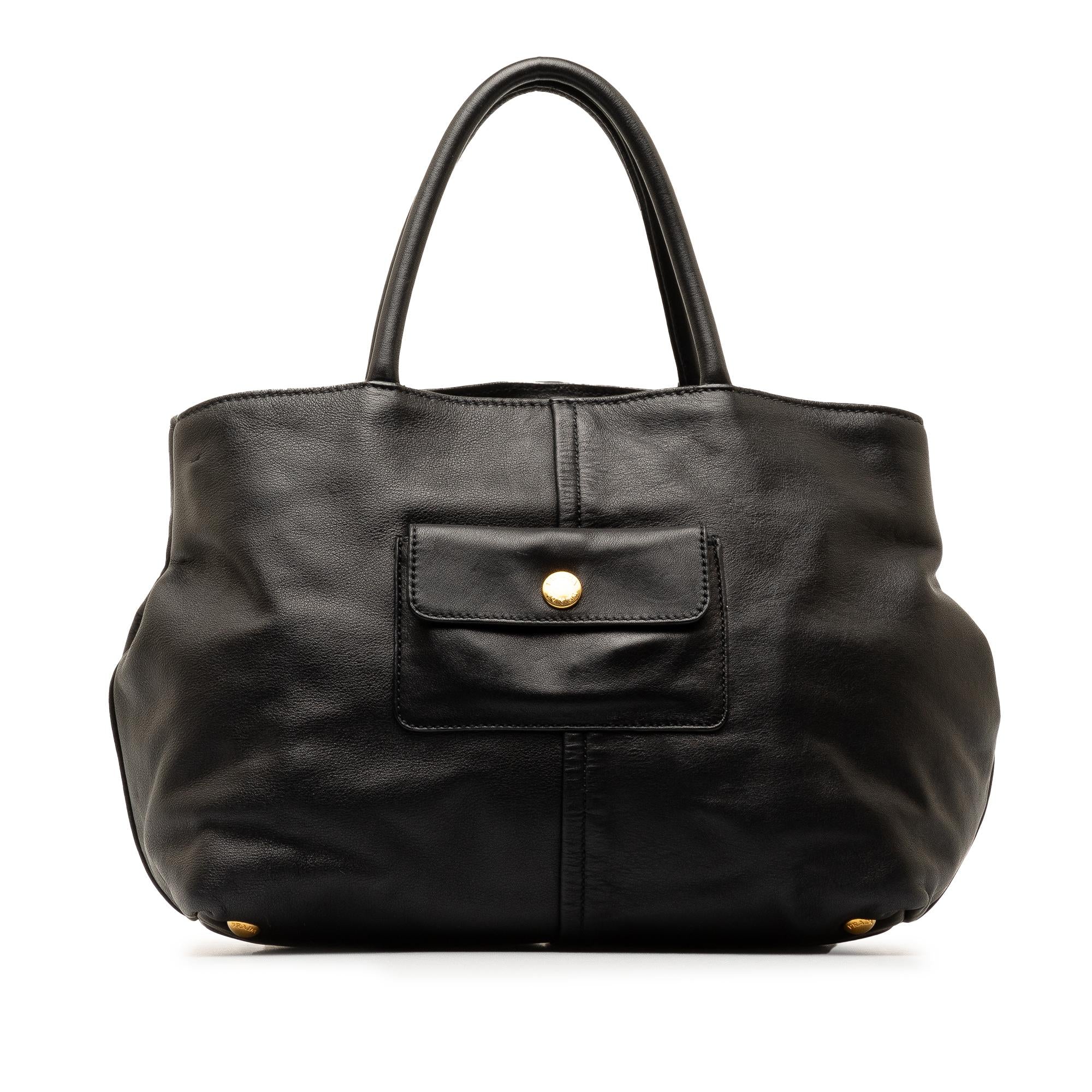 Prada Vitello Daino Satchel (SHG-fe7ASx)