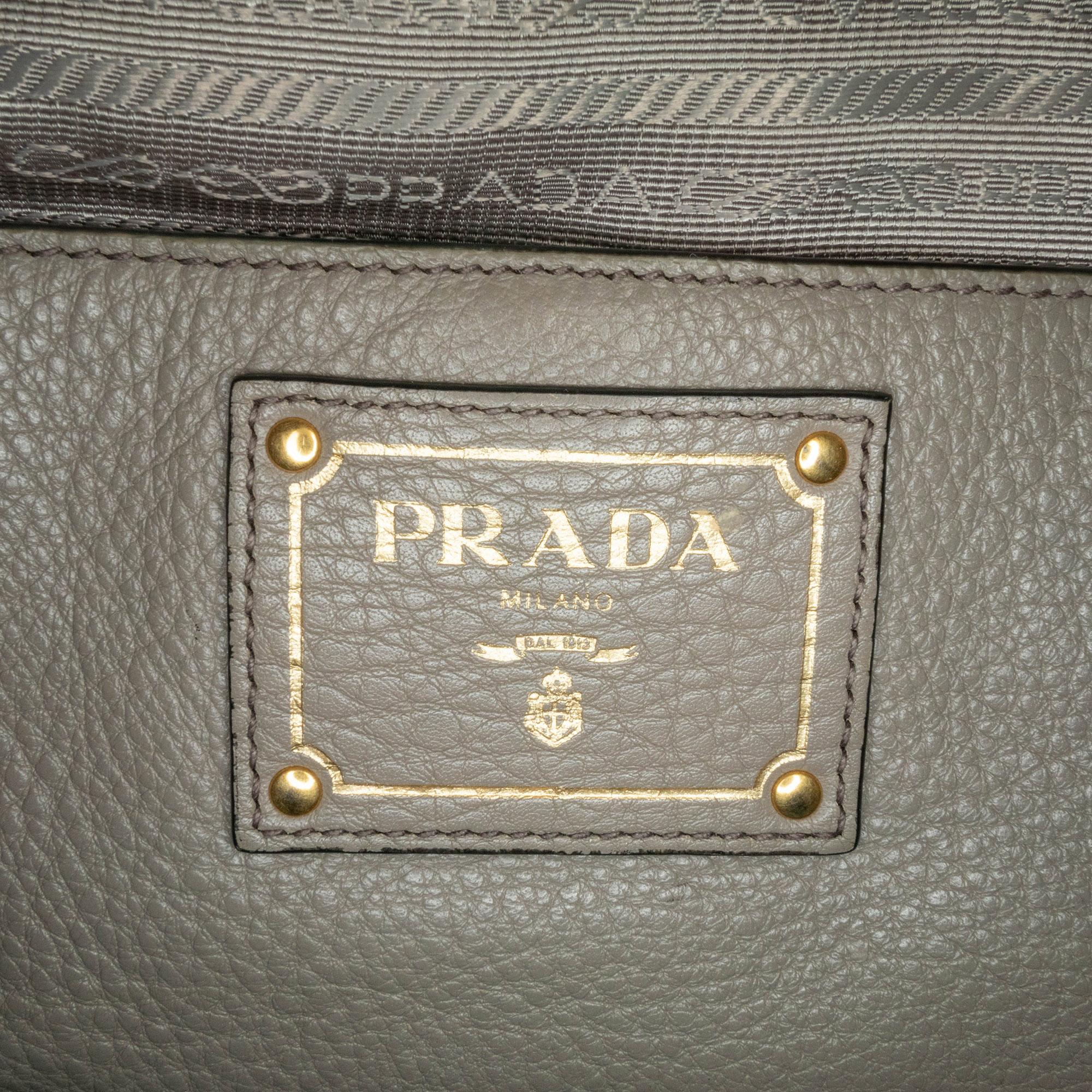 Prada Vitello Daino Satchel (SHG-pHr9bF)