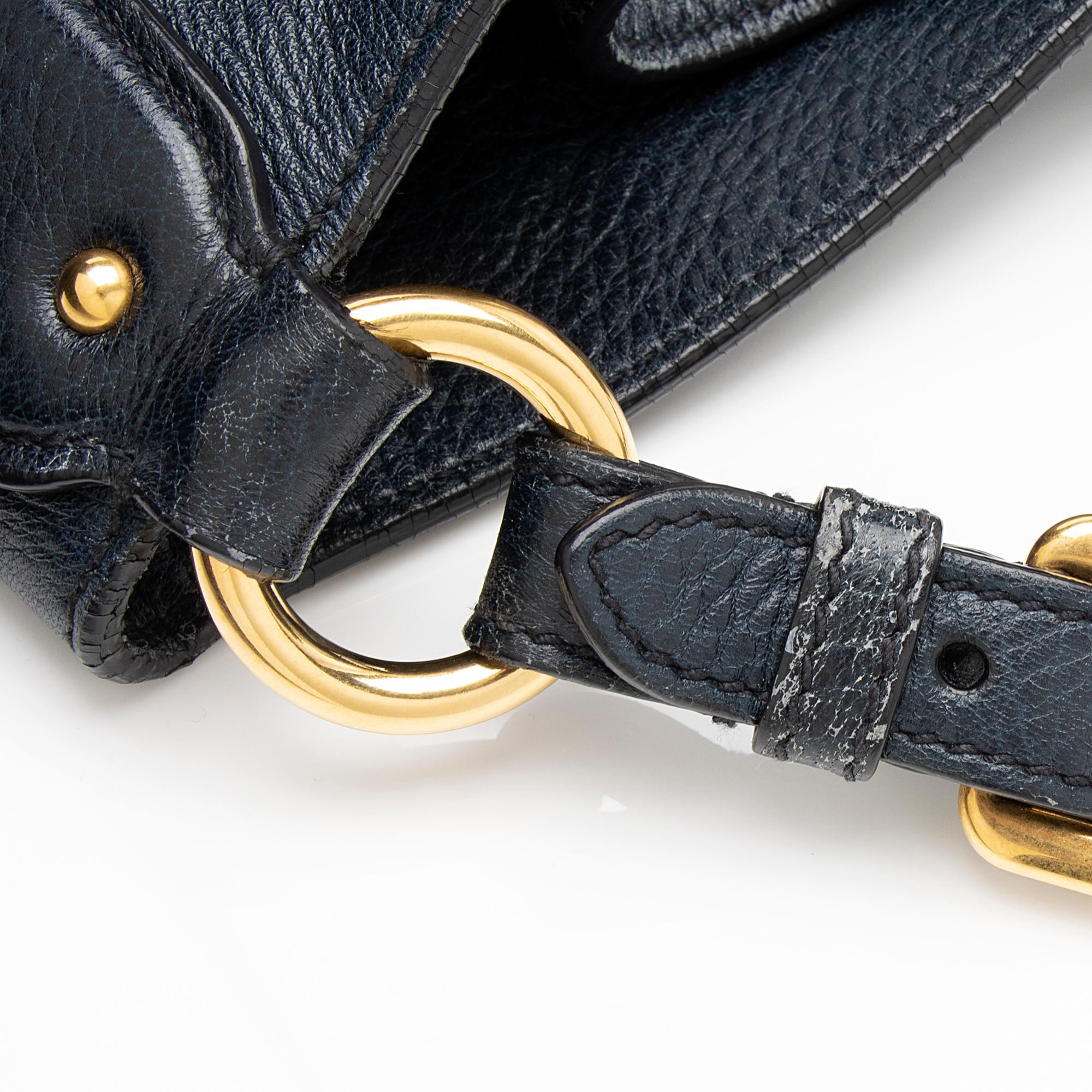 Prada Vitello Daino Side Pocket Hobo (SHF-23004)