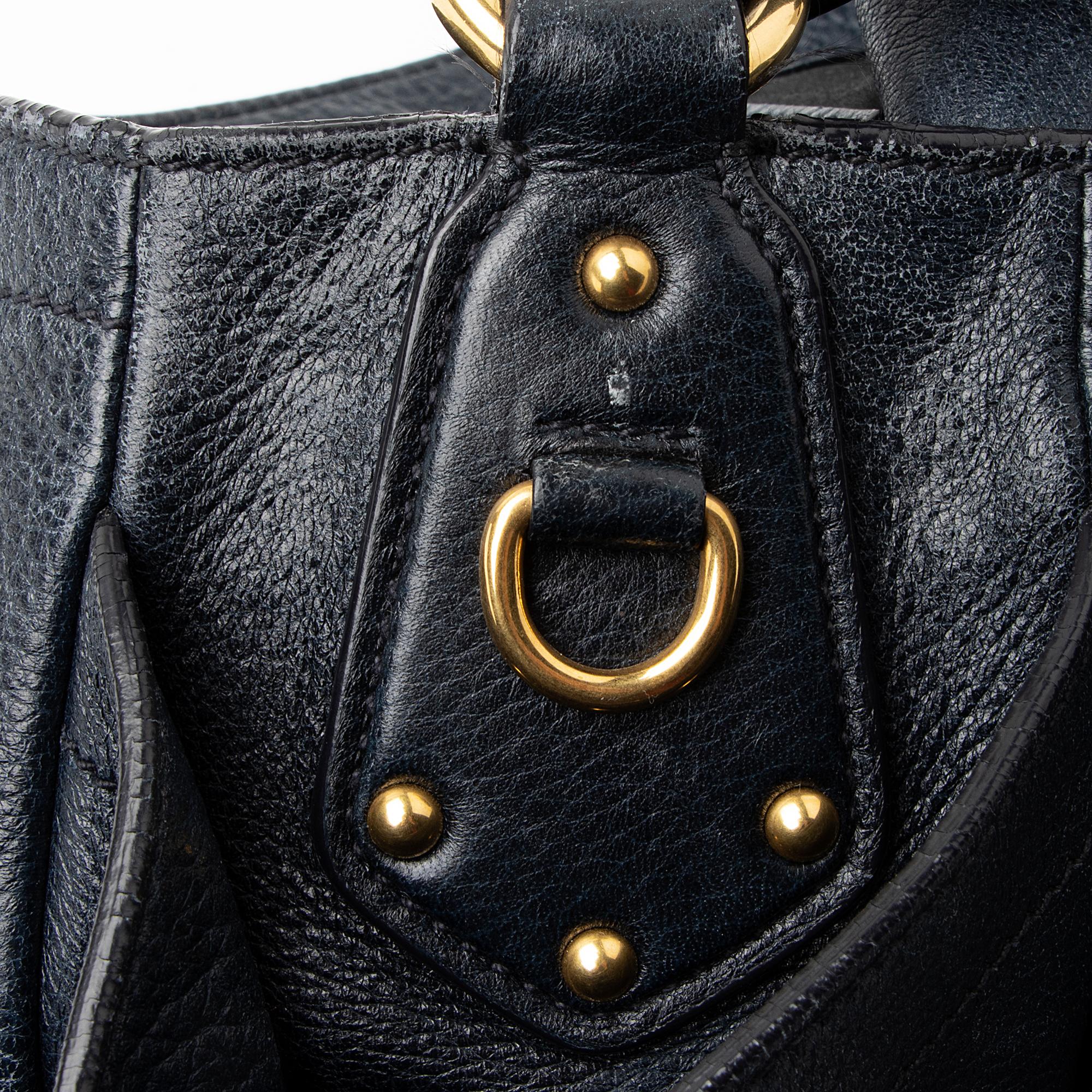 Prada Vitello Daino Side Pocket Hobo (SHF-23004)