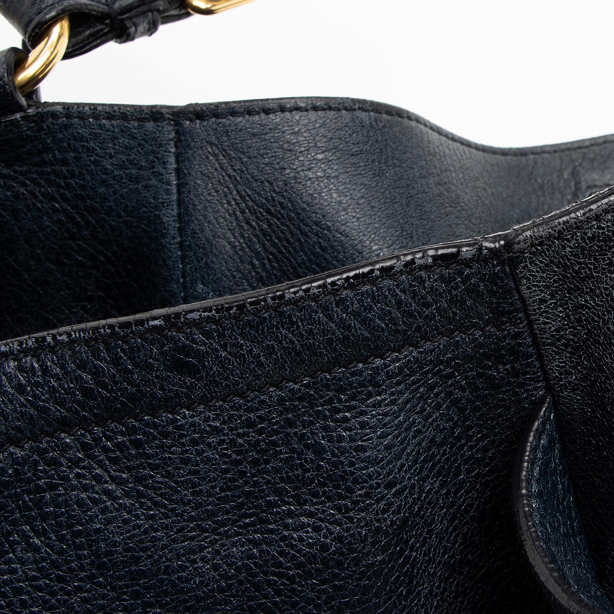 Prada Vitello Daino Side Pocket Hobo (SHF-23004)