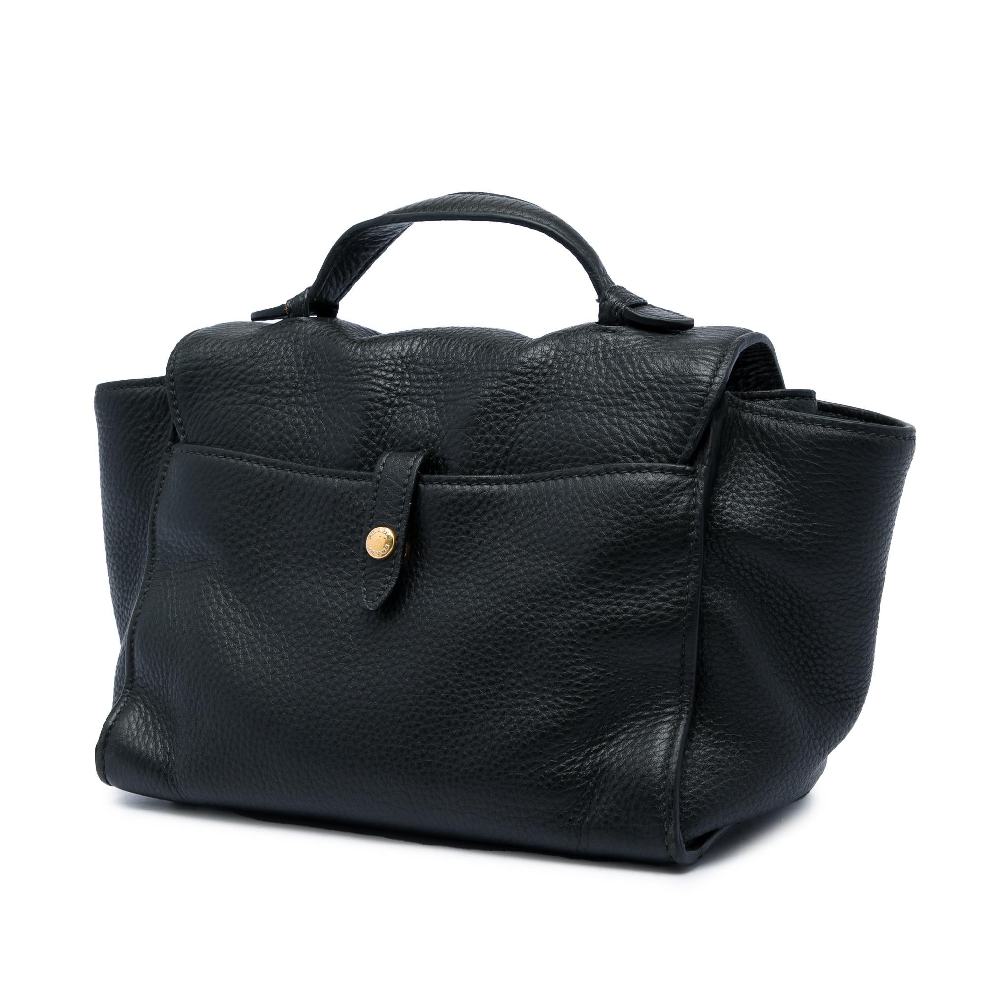 Prada Vitello Daino Soundlock Satchel