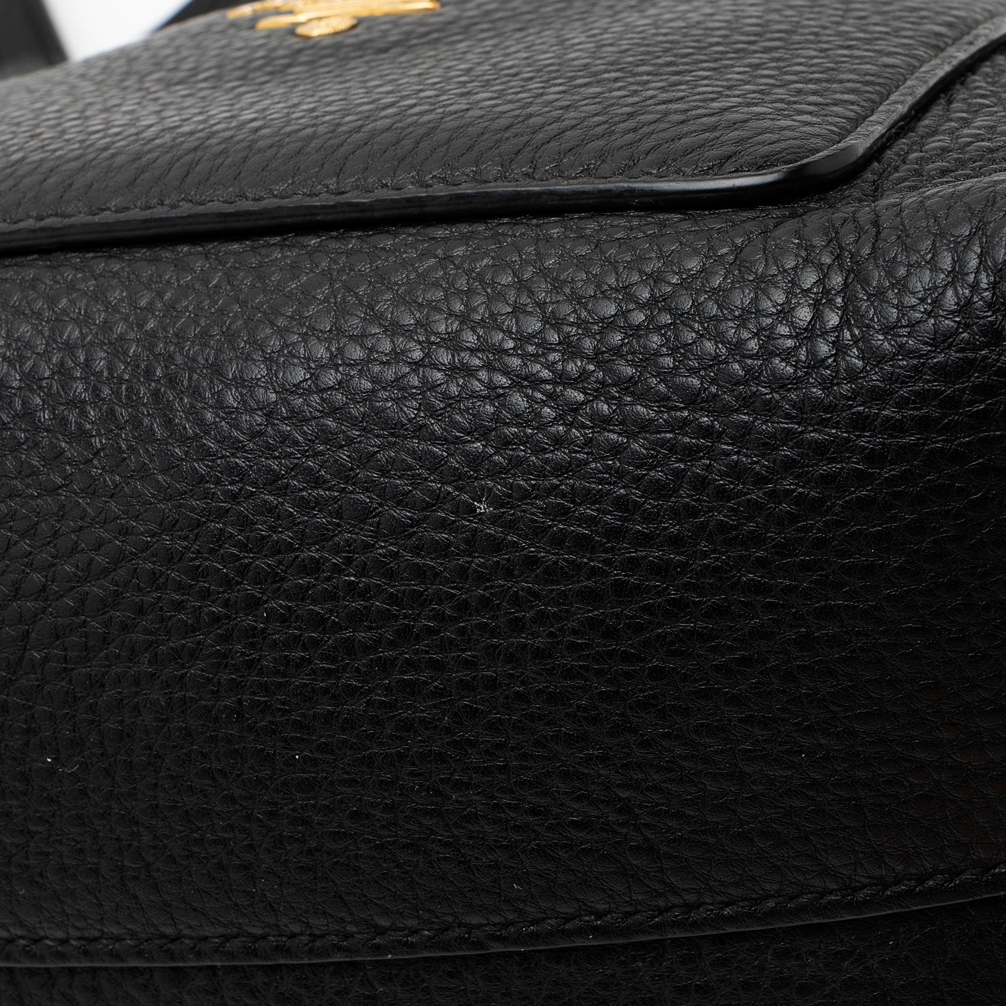 Prada Vitello Diano Pocket Mini Tote