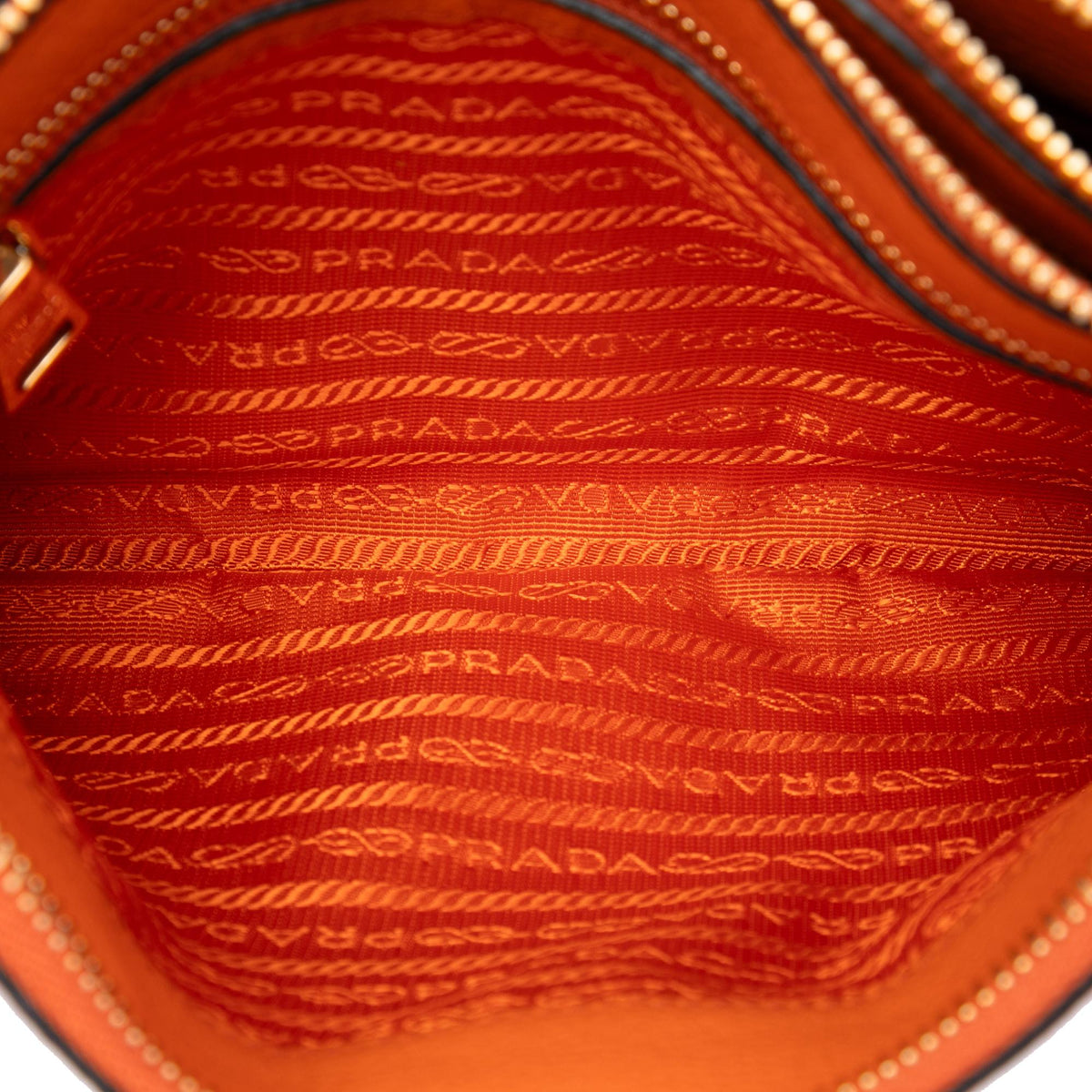 Prada Vitello Phenix Double Zip Crossbody