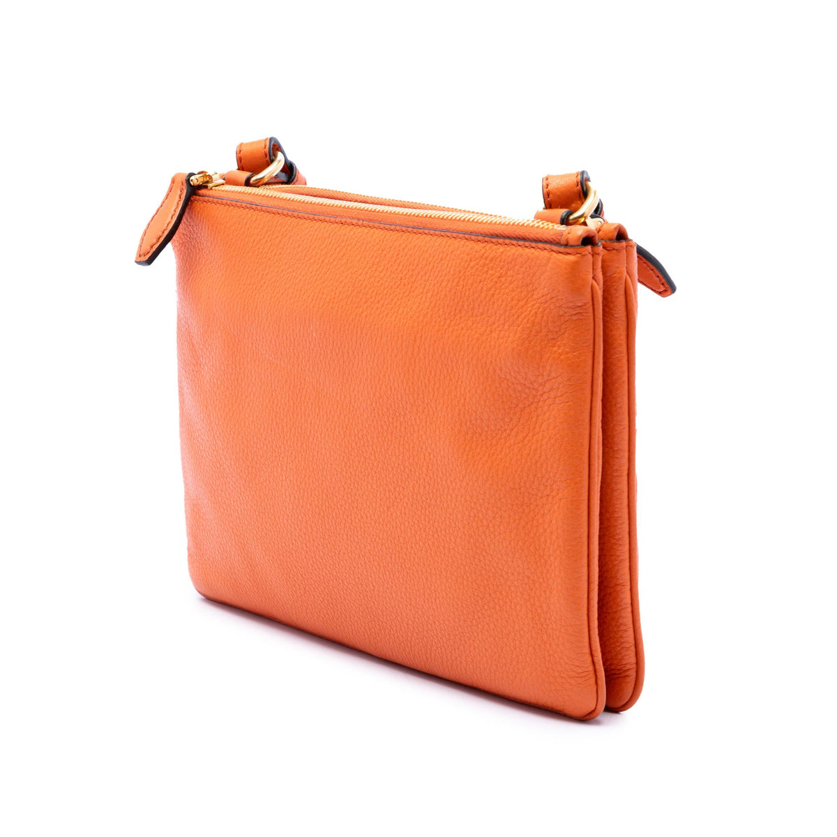 Prada Vitello Phenix Double Zip Crossbody