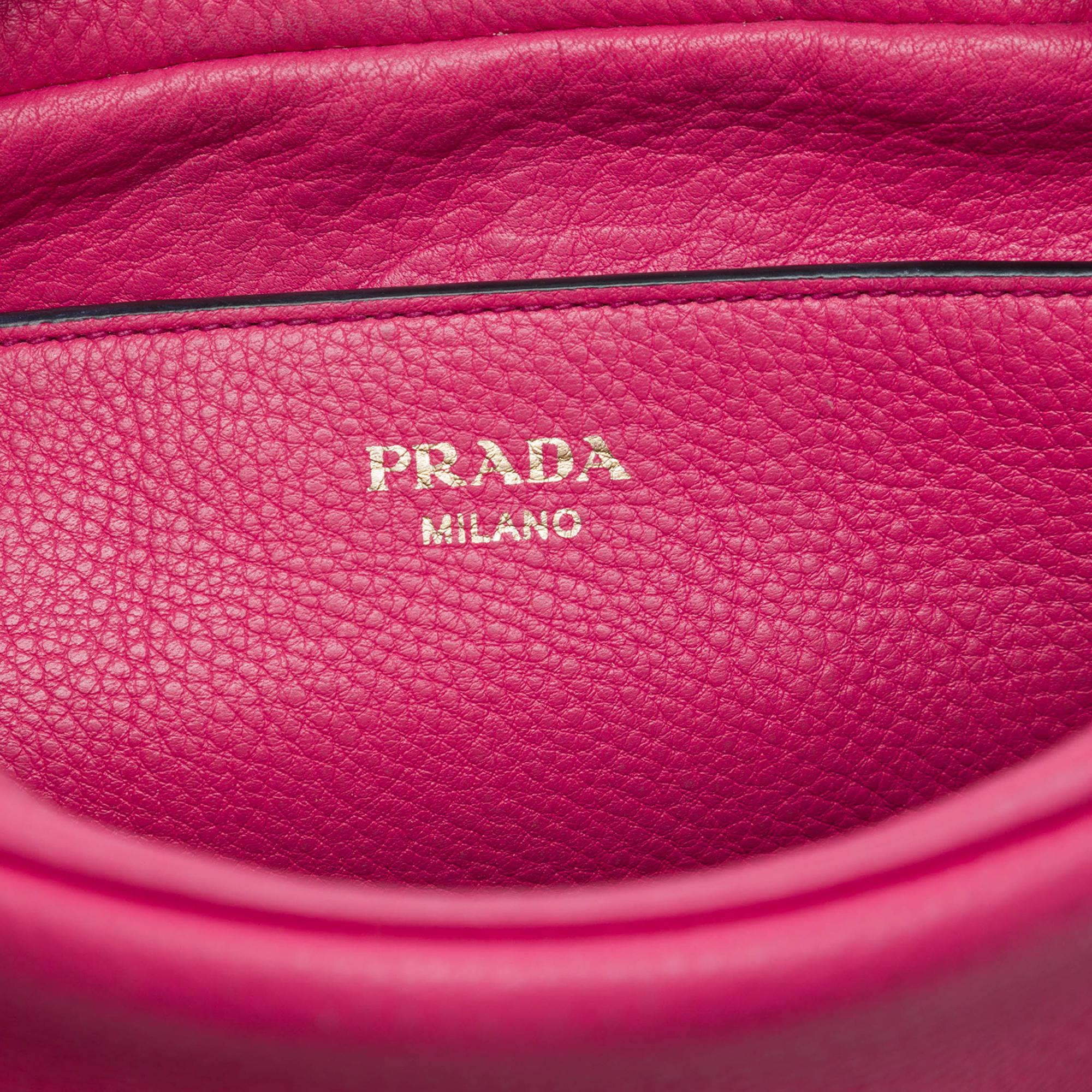 Prada Vitello Phenix Flap Crossbody