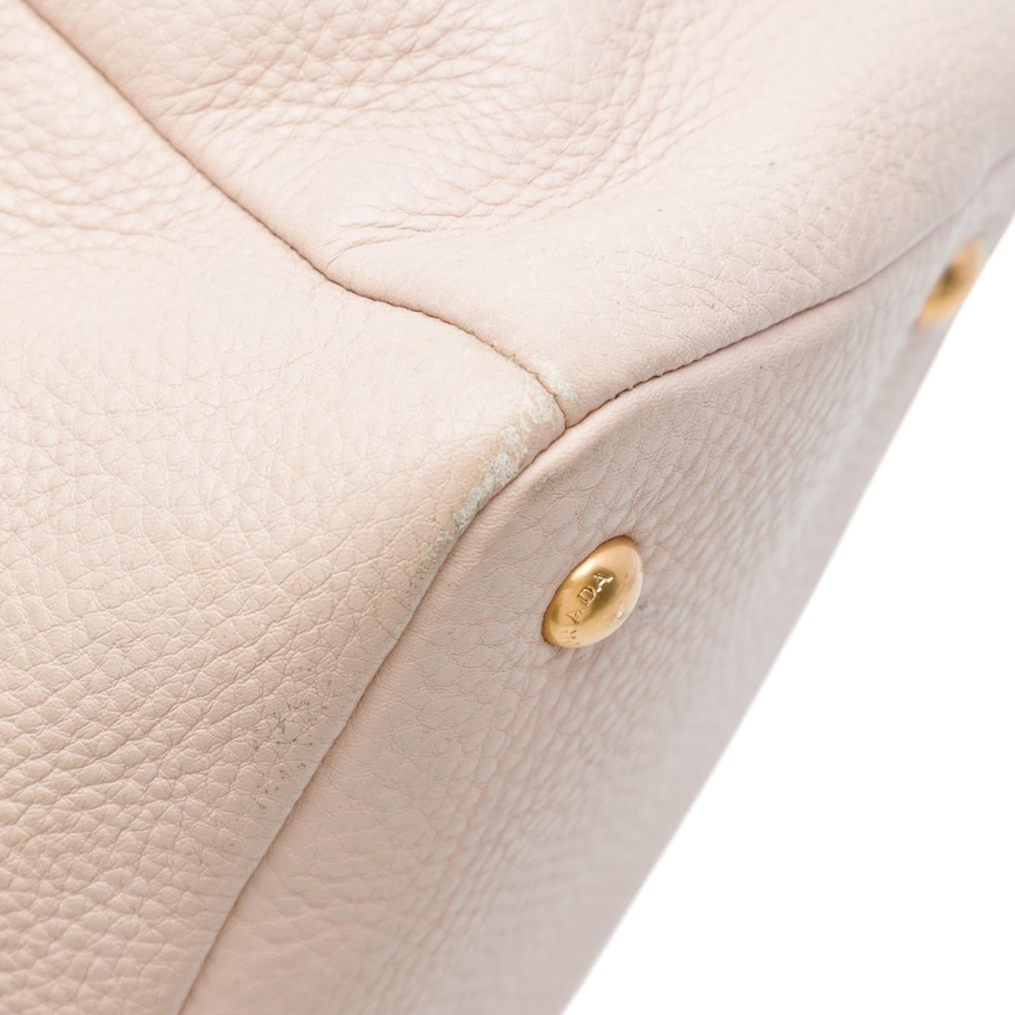 Prada Vitello Phenix Open Convertible Tote