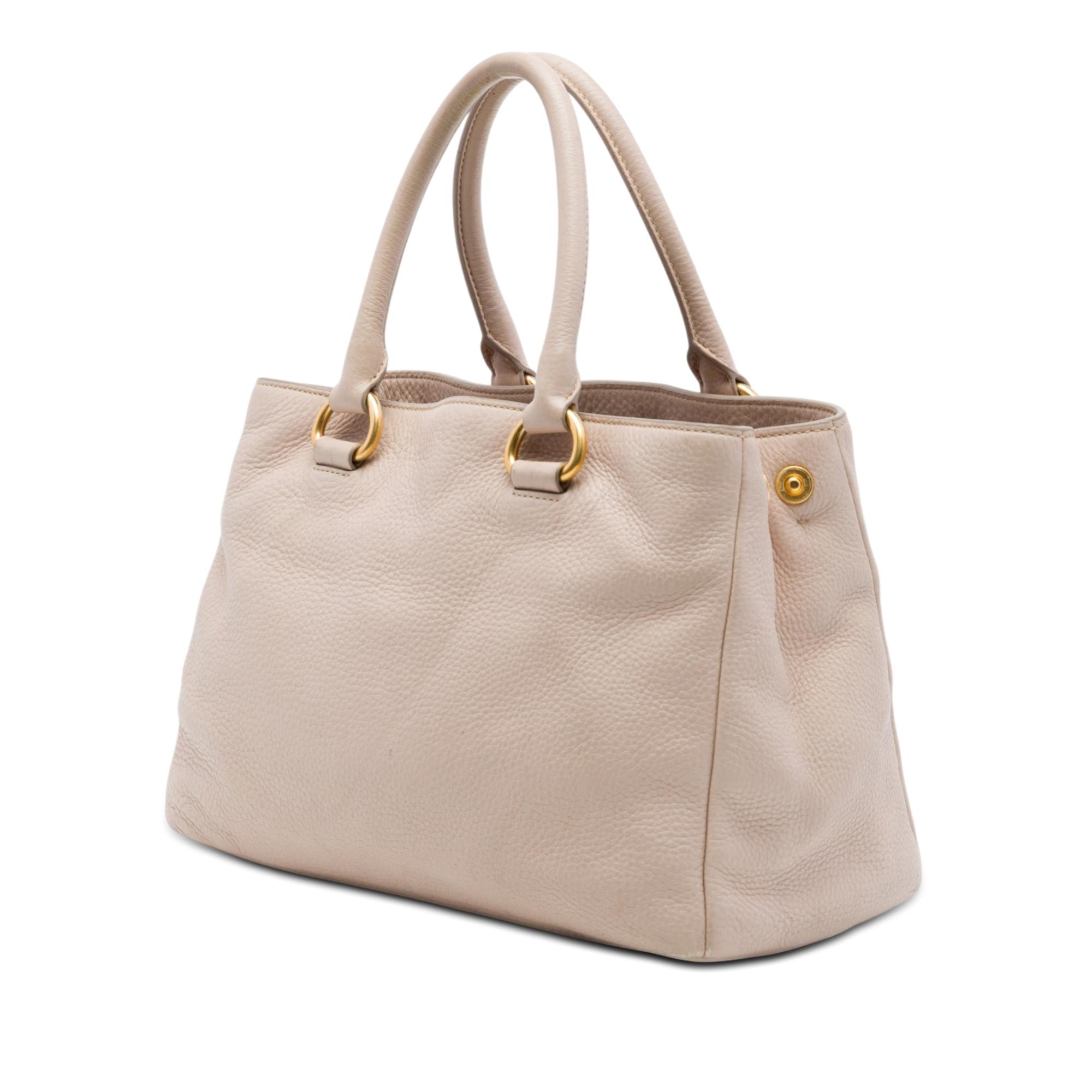 Prada Vitello Phenix Open Convertible Tote