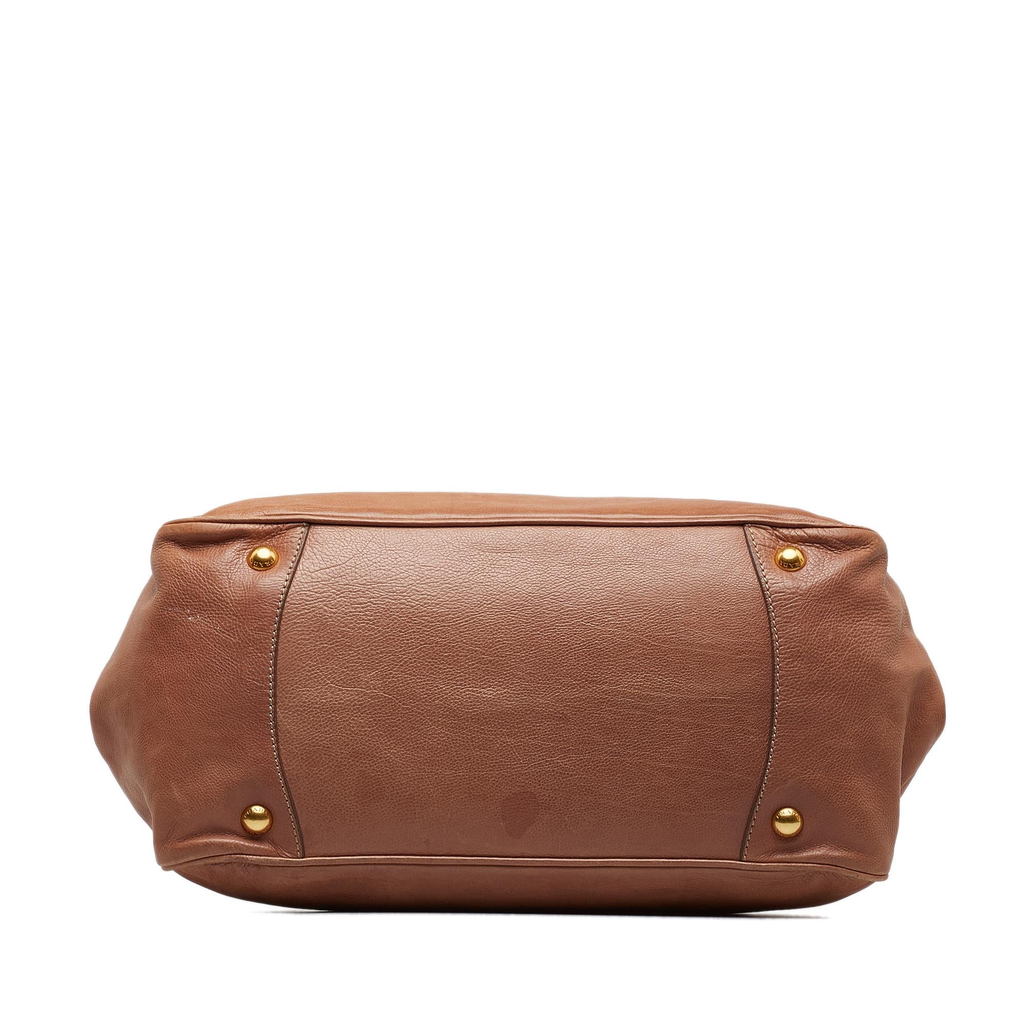 Prada Vitello Ribbon Satchel (SHG-bUxZsh)