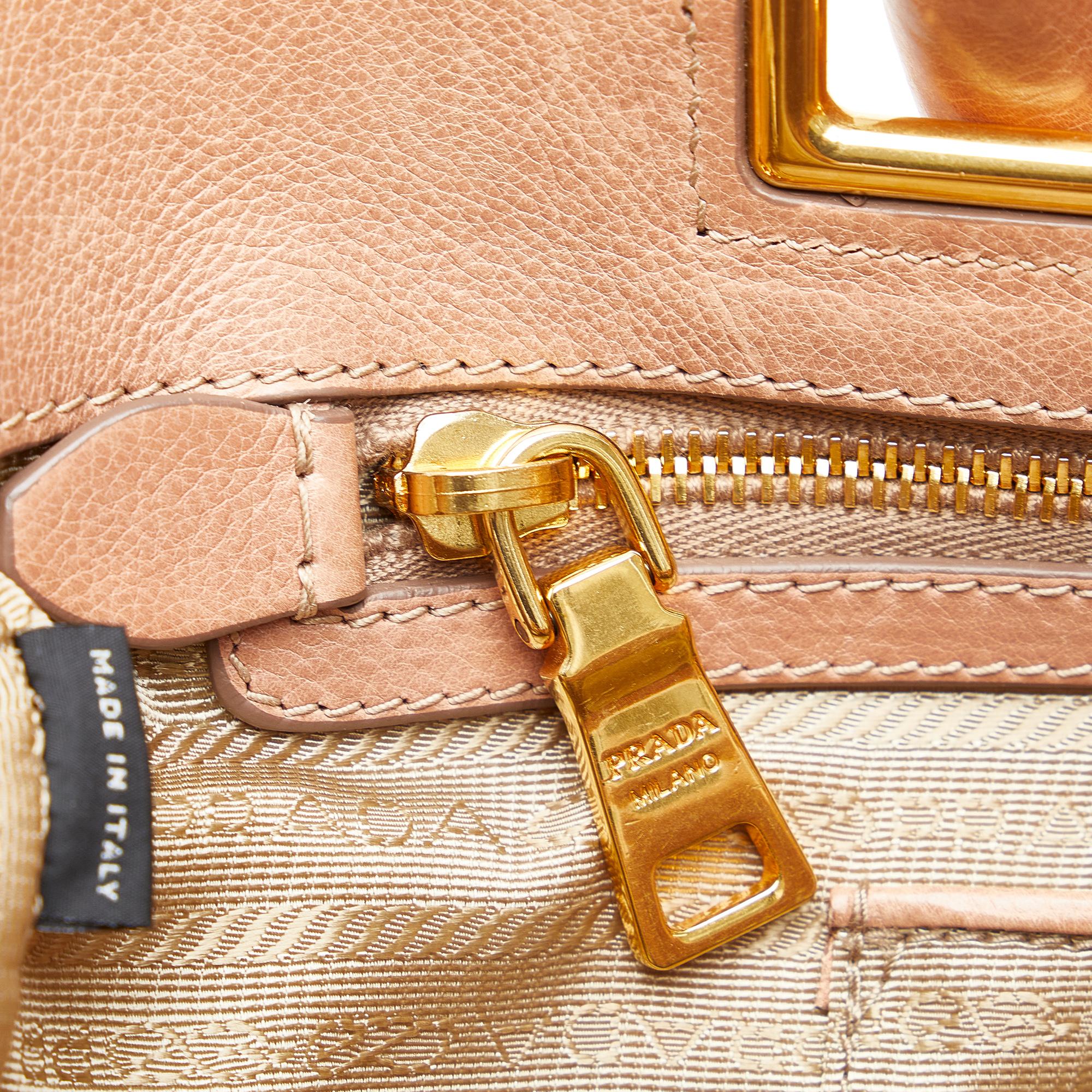 Prada Vitello Ribbon Satchel (SHG-bUxZsh)