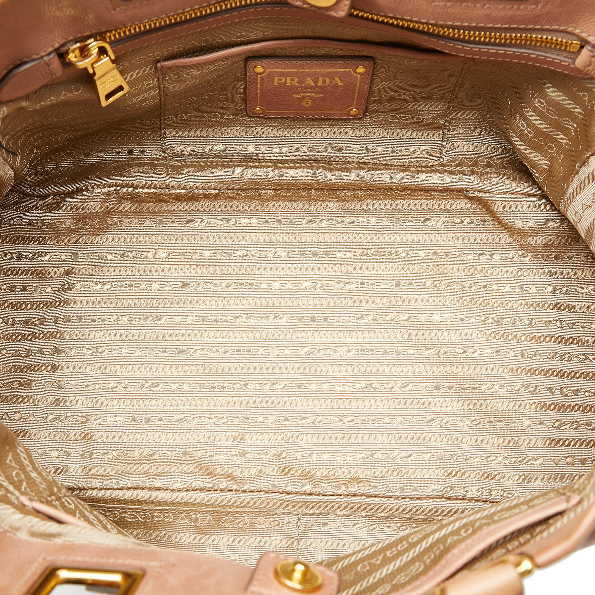 Prada Vitello Ribbon Satchel (SHG-bUxZsh)