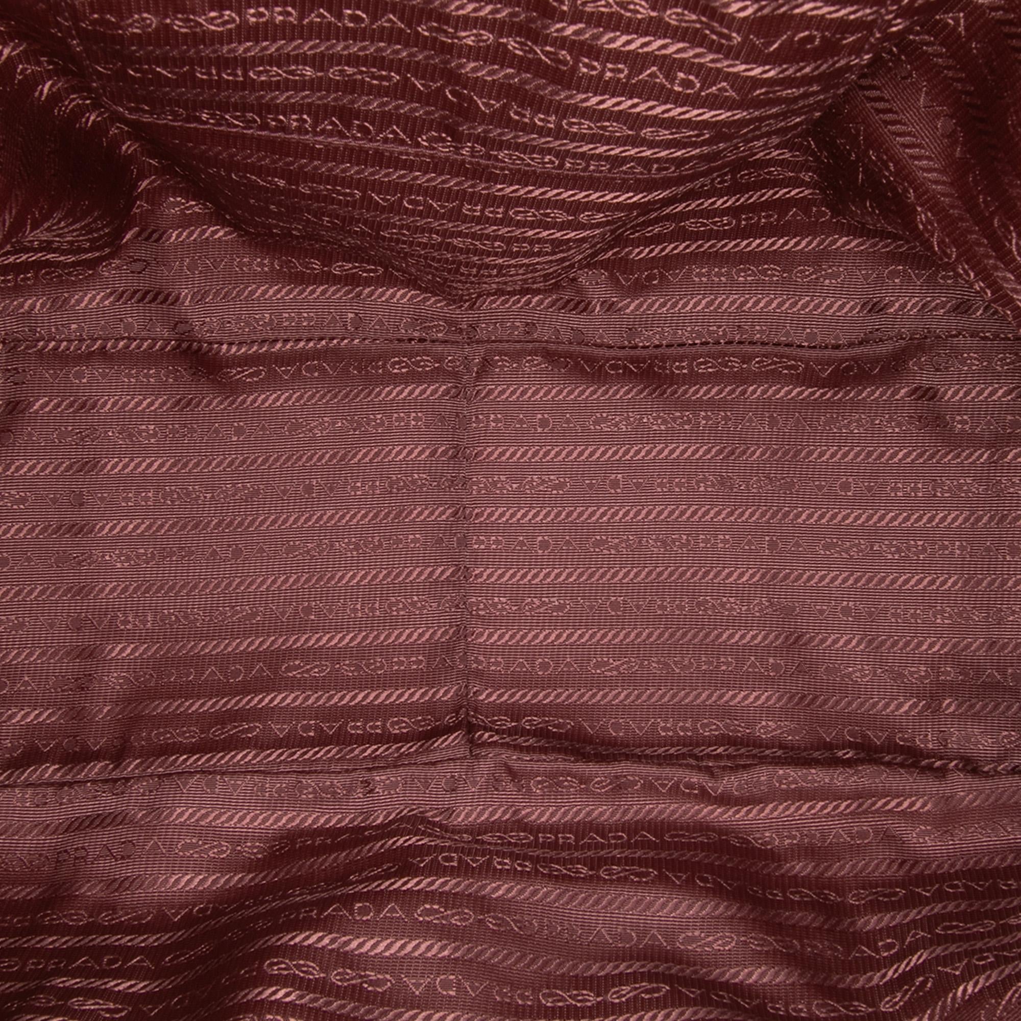 Prada Vitello Shine Bauletto Satchel