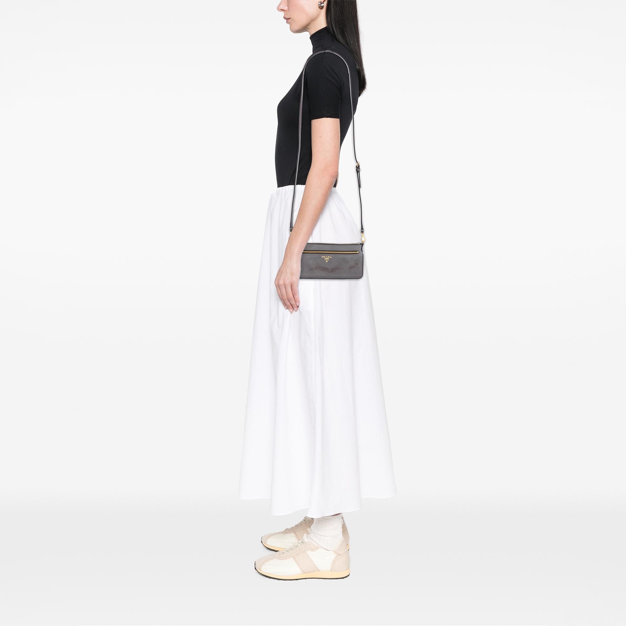 Prada Vitello Shine Crossbody