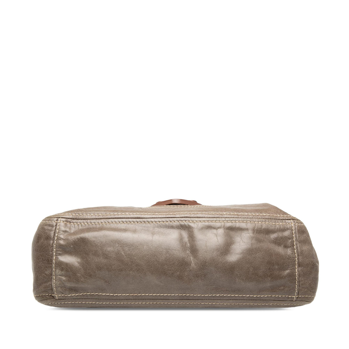 Prada Vitello Shine Push Lock Flap Shoulder Bag